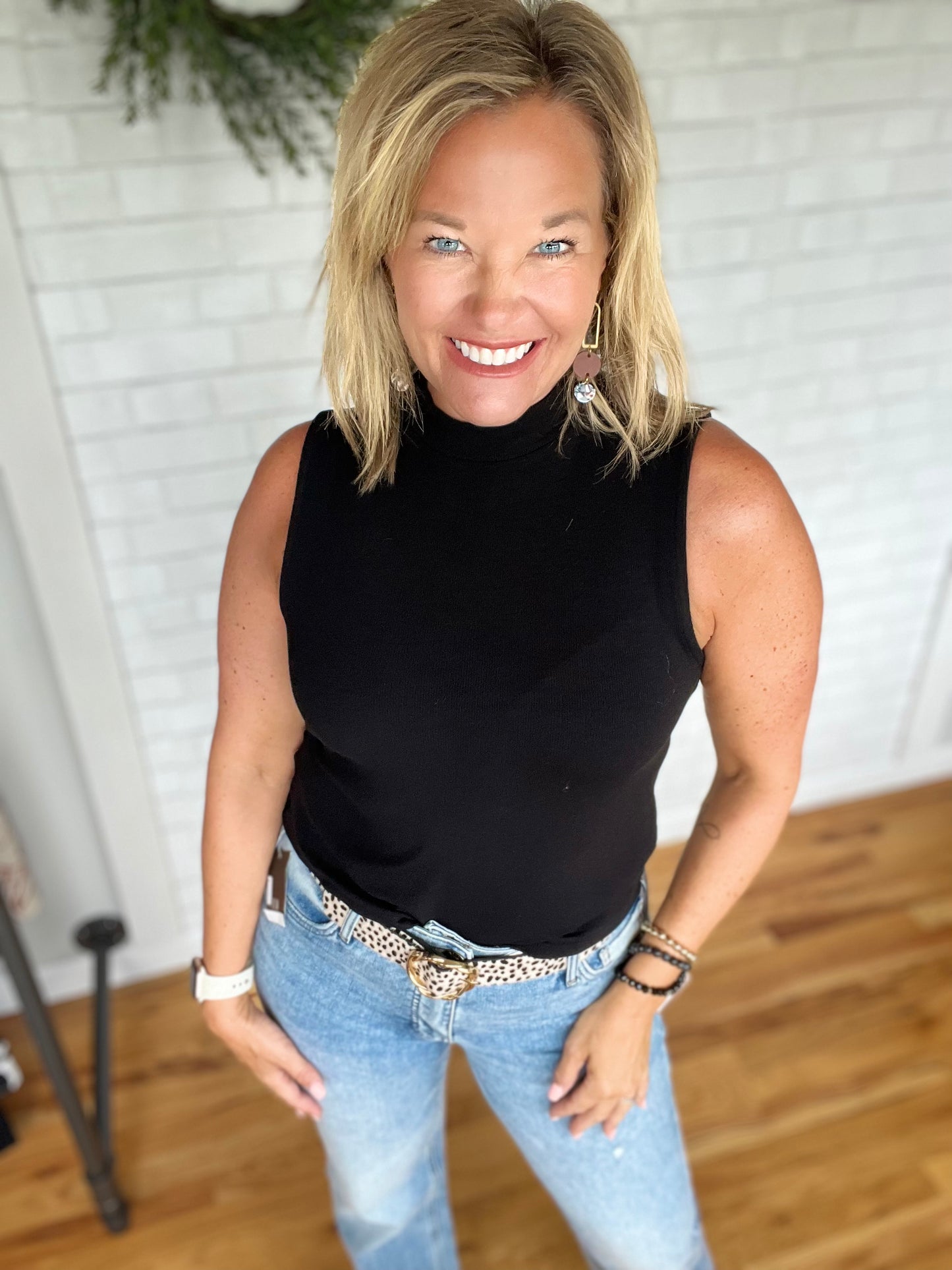 S'Mores Sleeveless Top - Black