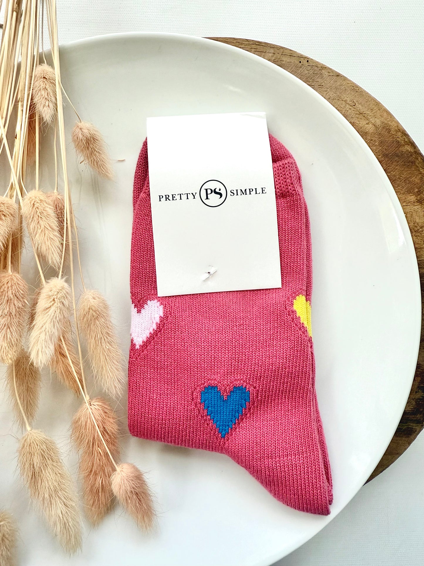 Forever and Always Heart Socks