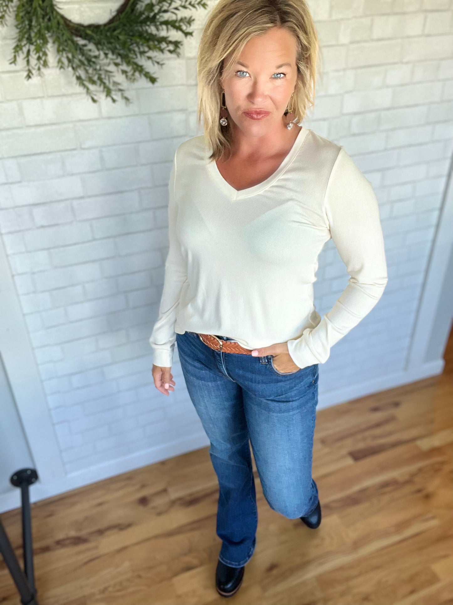 Shannon Top - Ivory