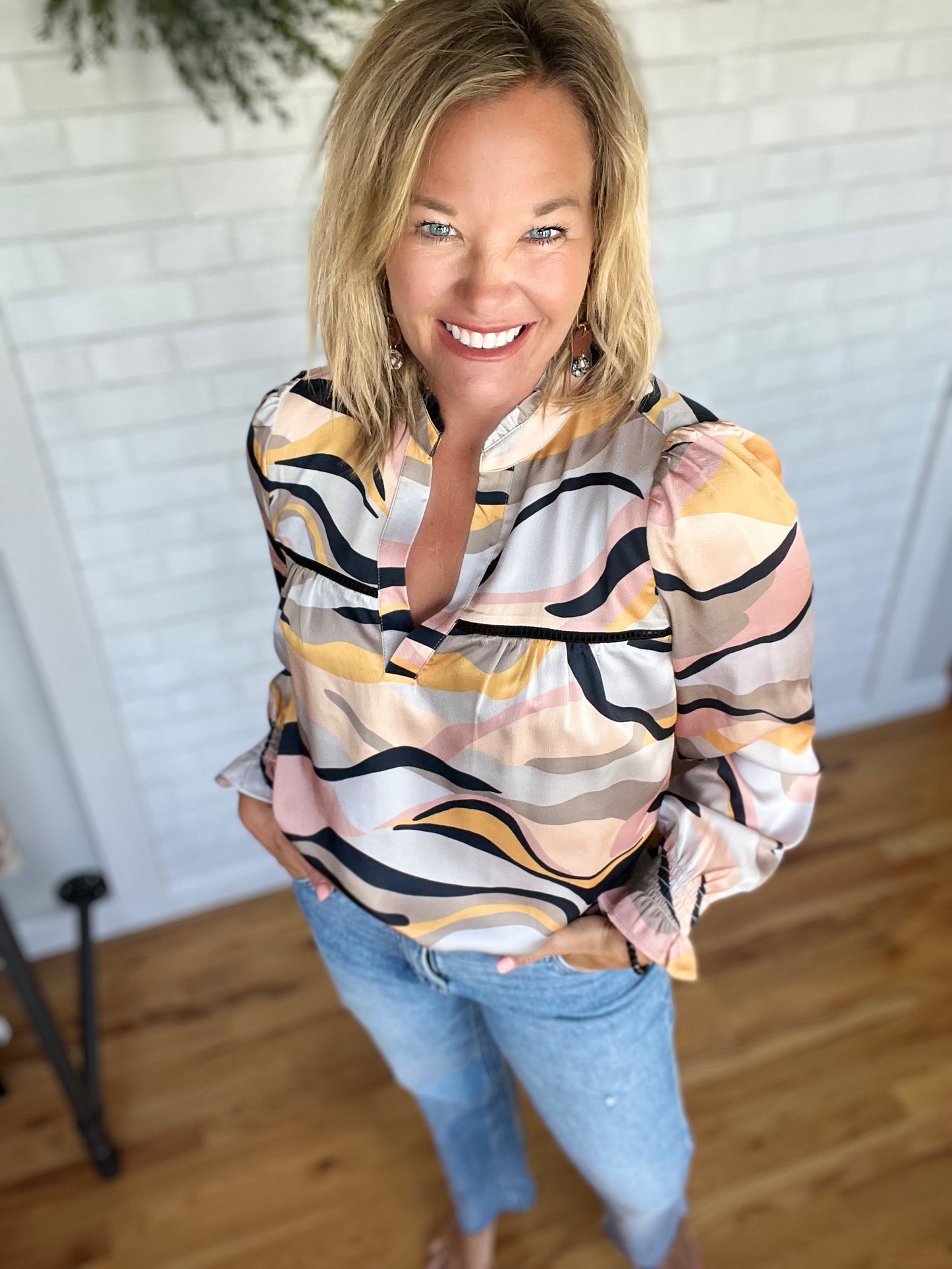 Abstract Blouse