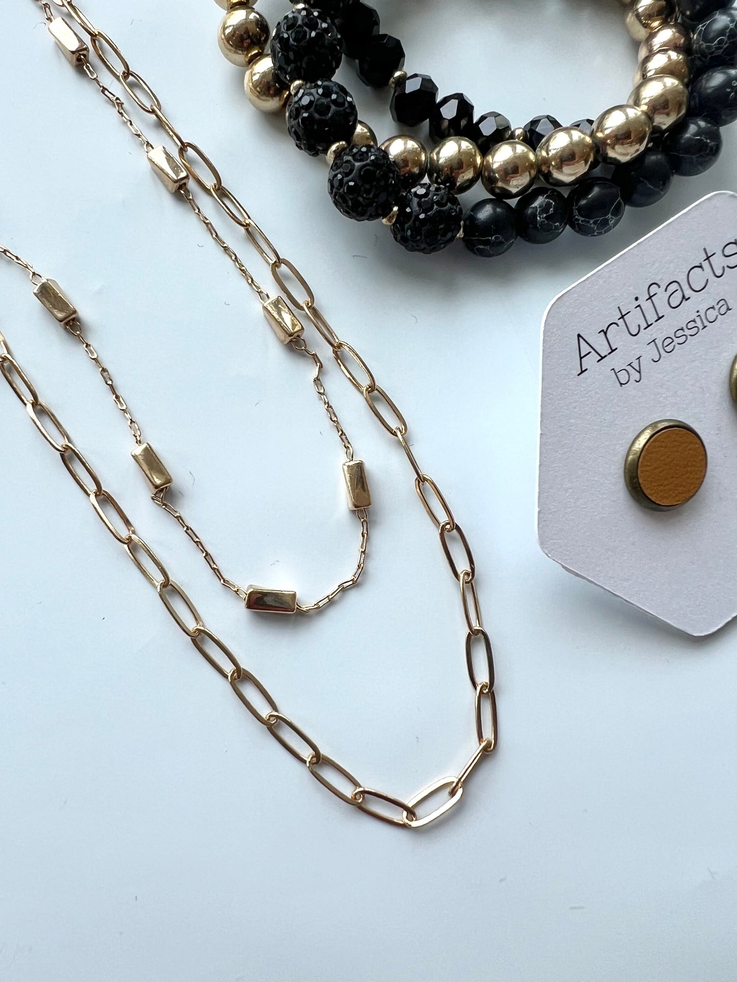 Square layered double chain