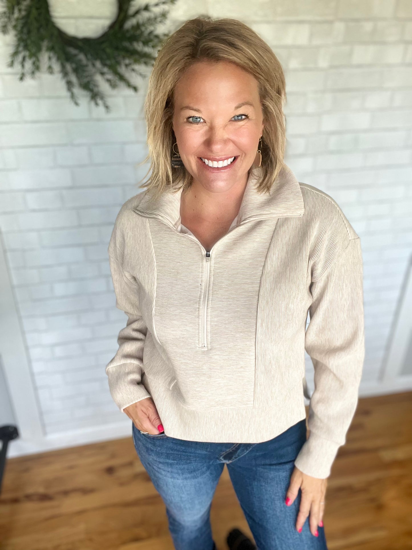 Kristine Pullover -Driftwood