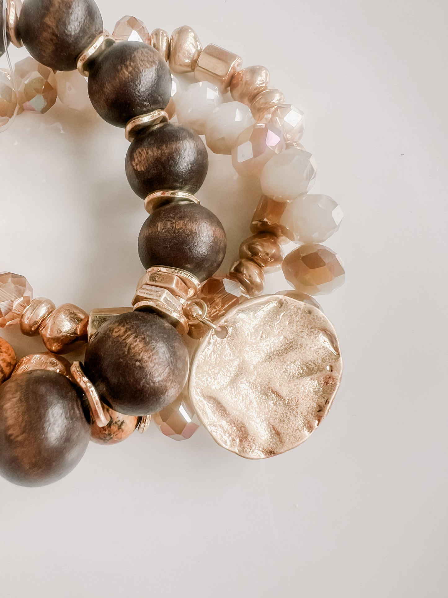 Coin Bracelet - Brown