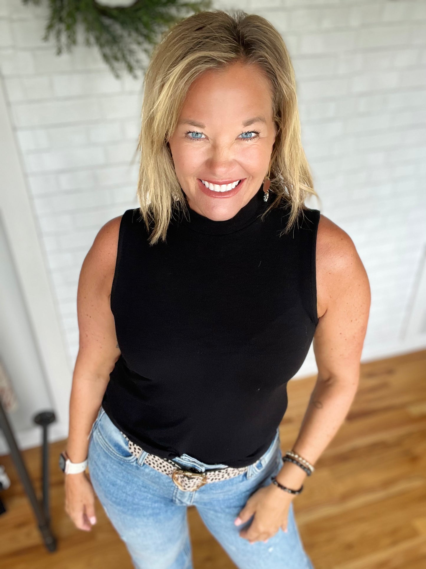 S'Mores Sleeveless Top - Black