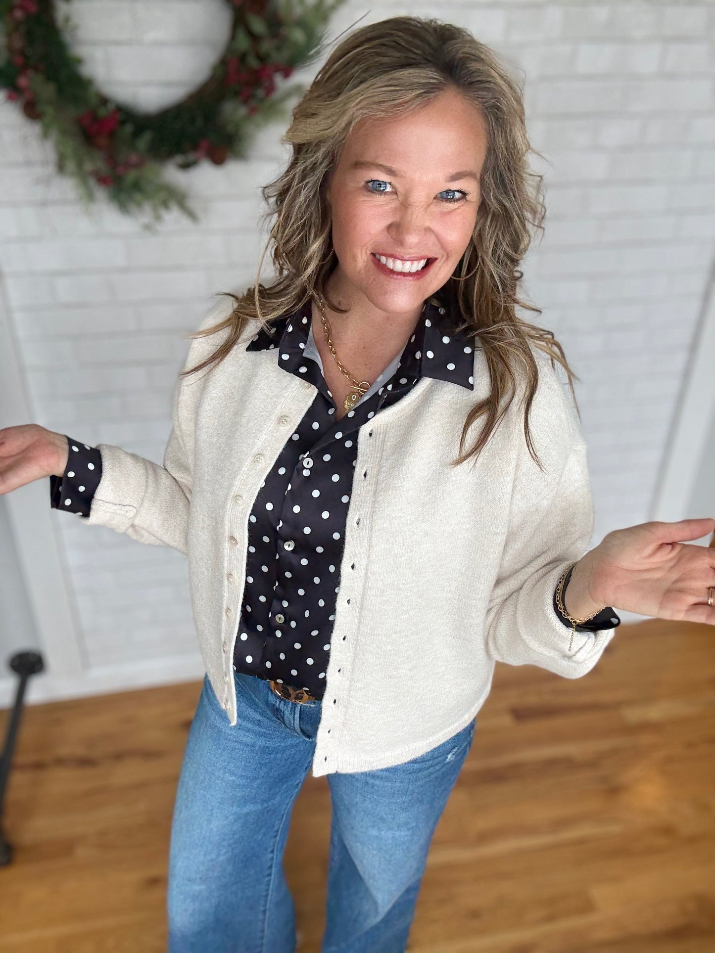 Dover Cardigan- Soft Ivory