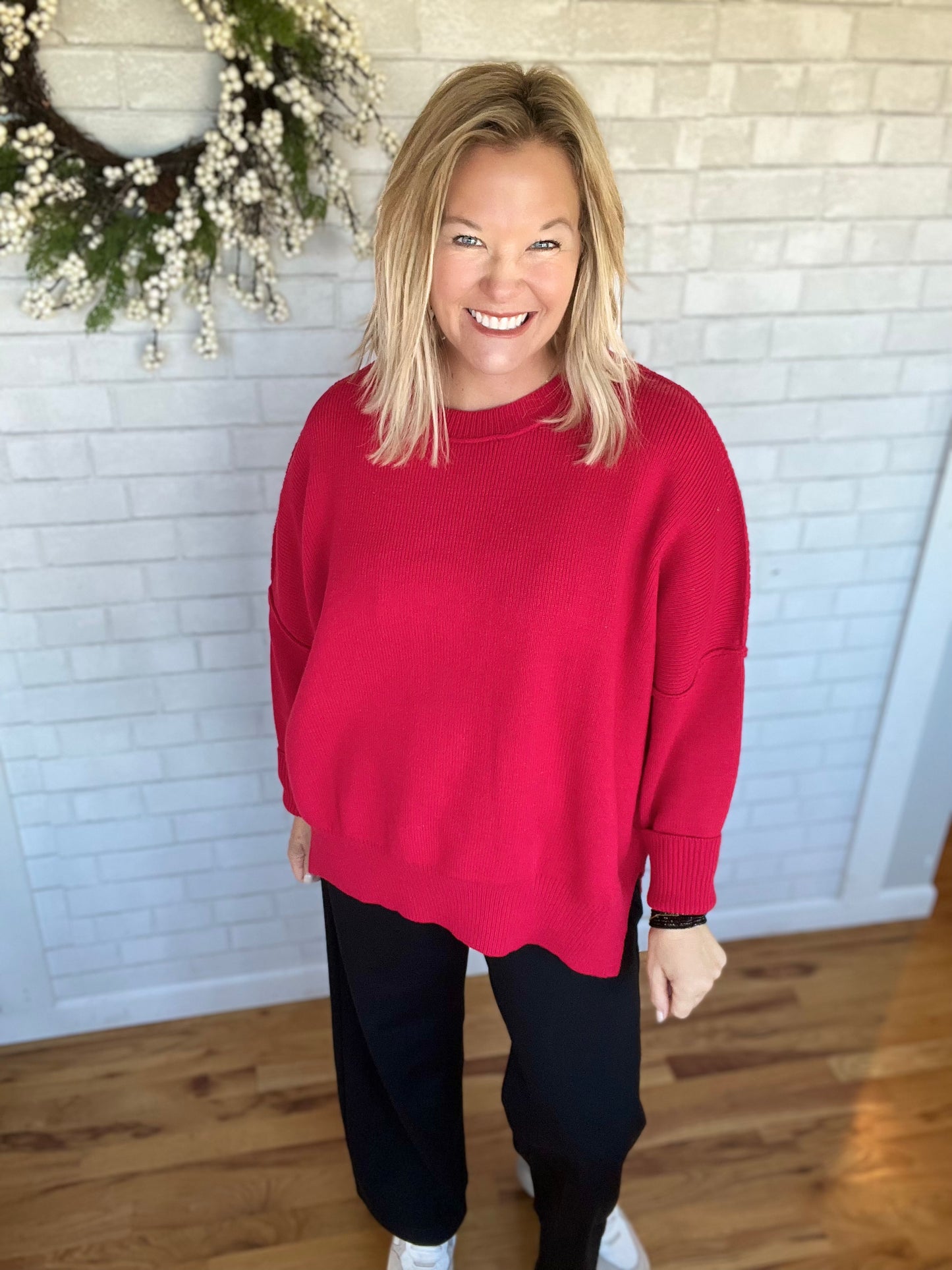 Dara Sweater - Red