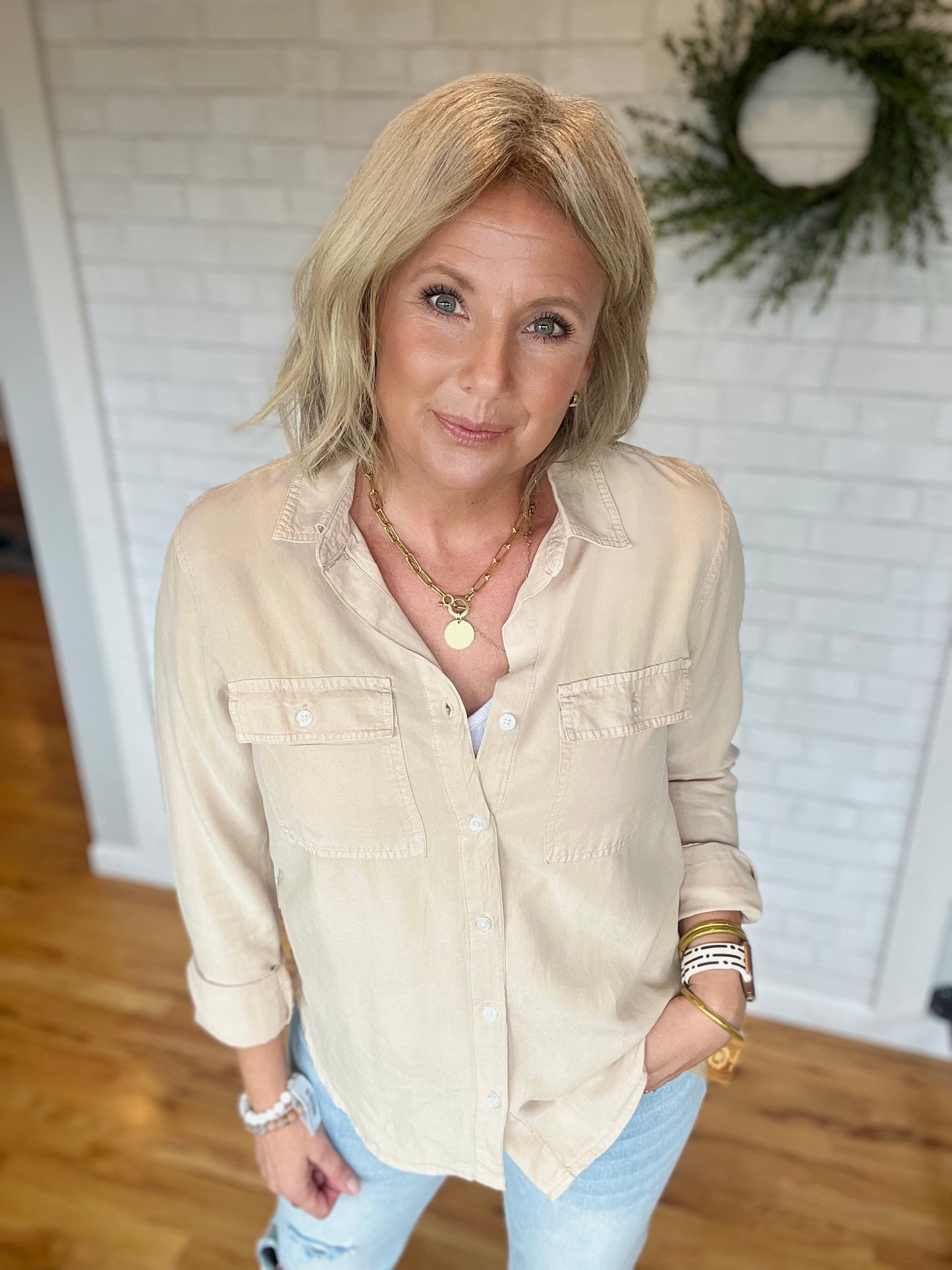 Alessia Top - Light Peach