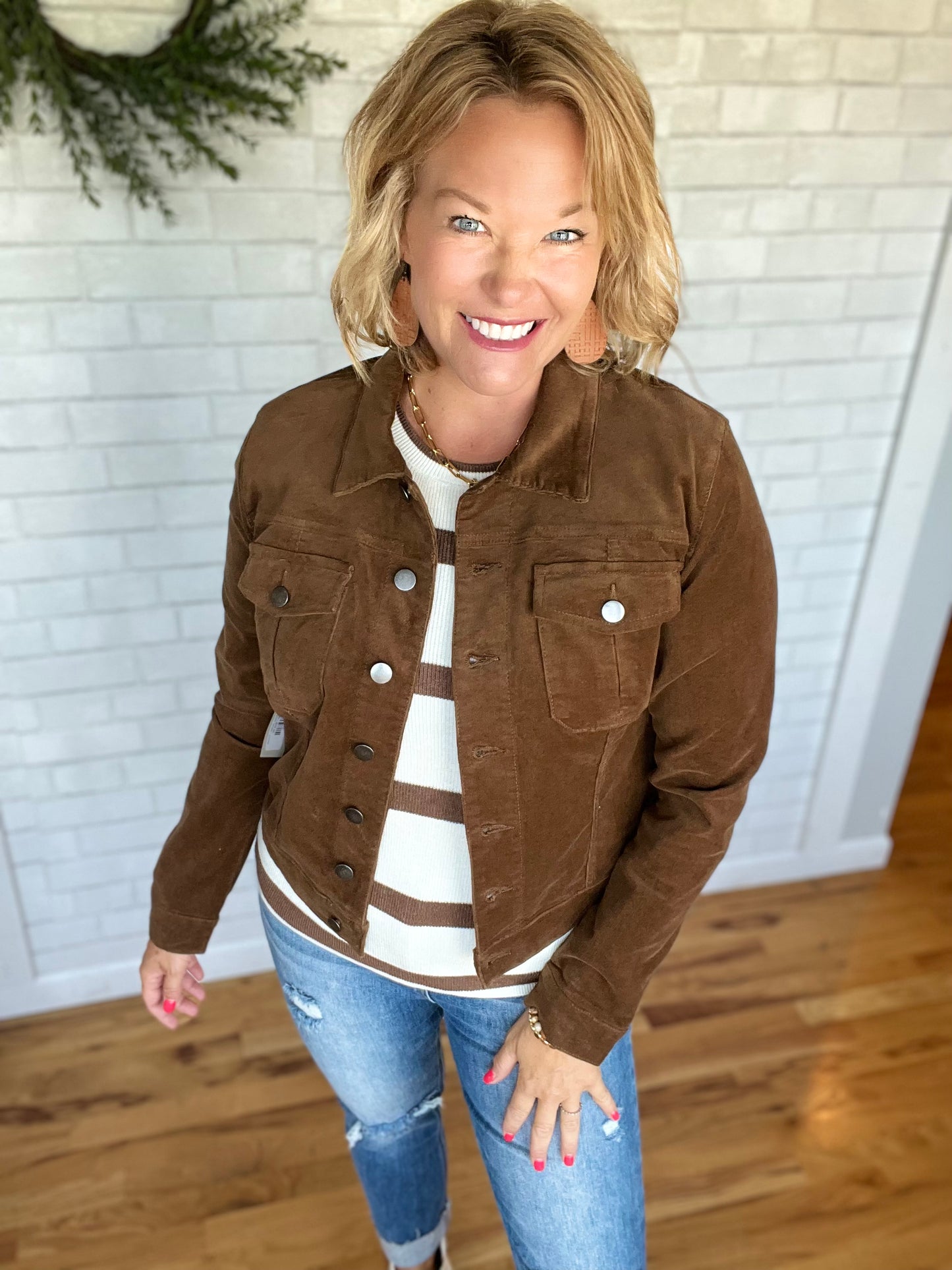 Corrie Corduroy Jacket - Cocoa