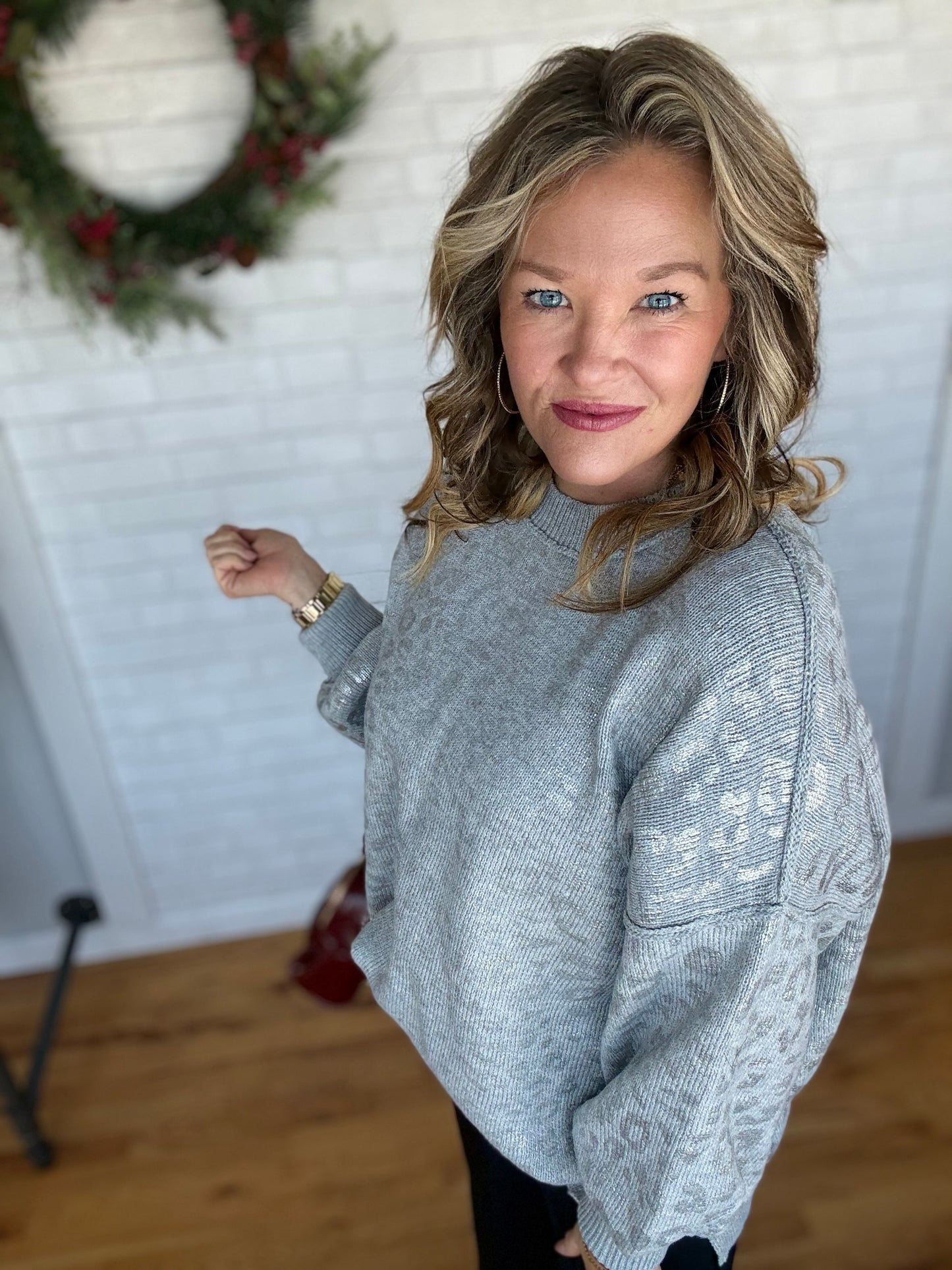 Animal Print Sweater