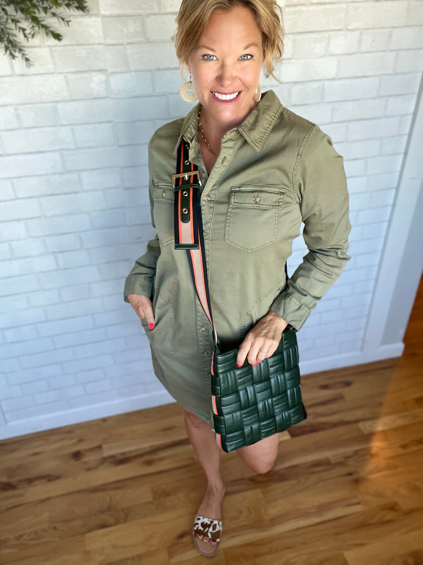 Bindi Dress - Washed Olive