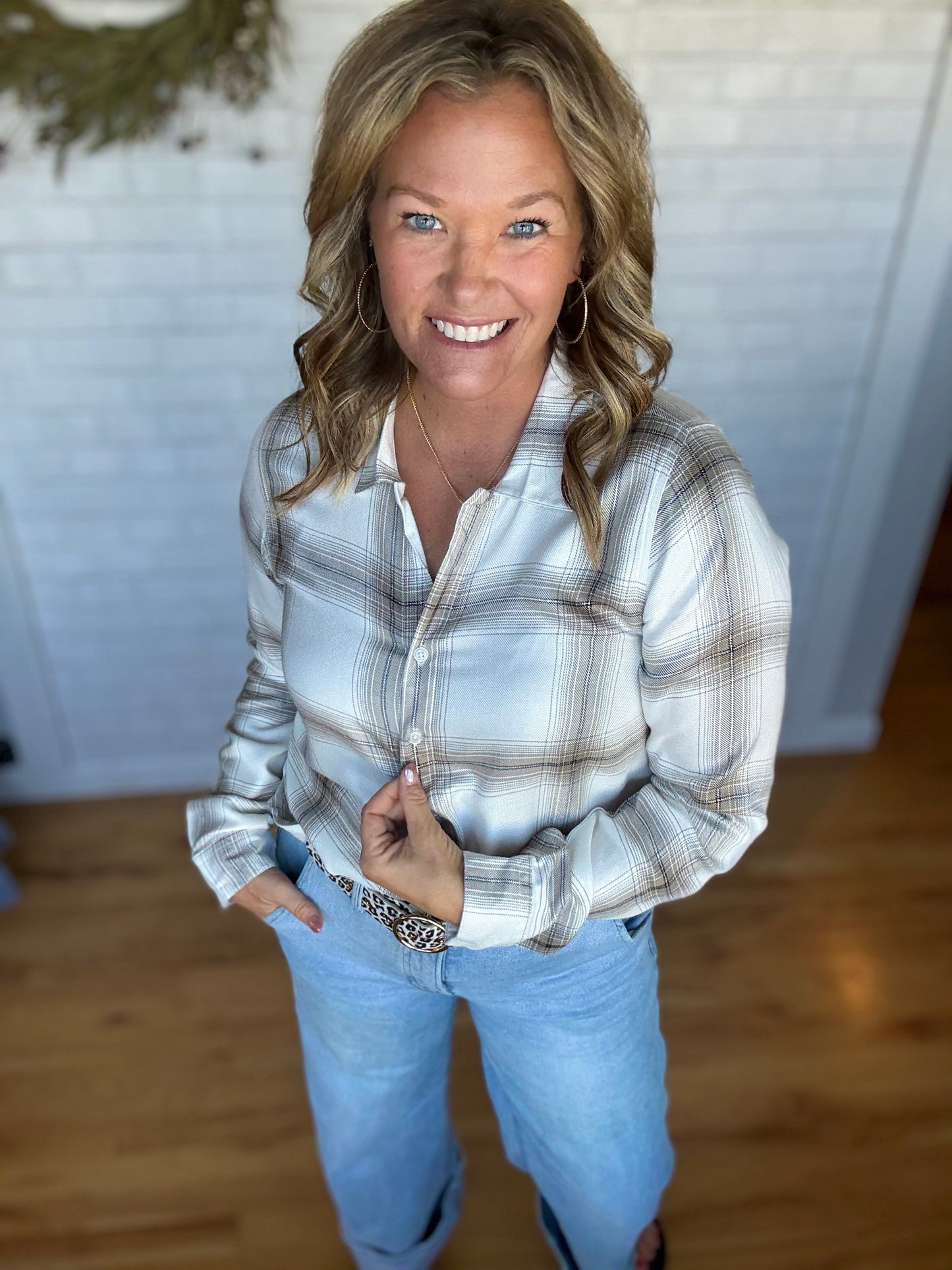 Adeline Button up