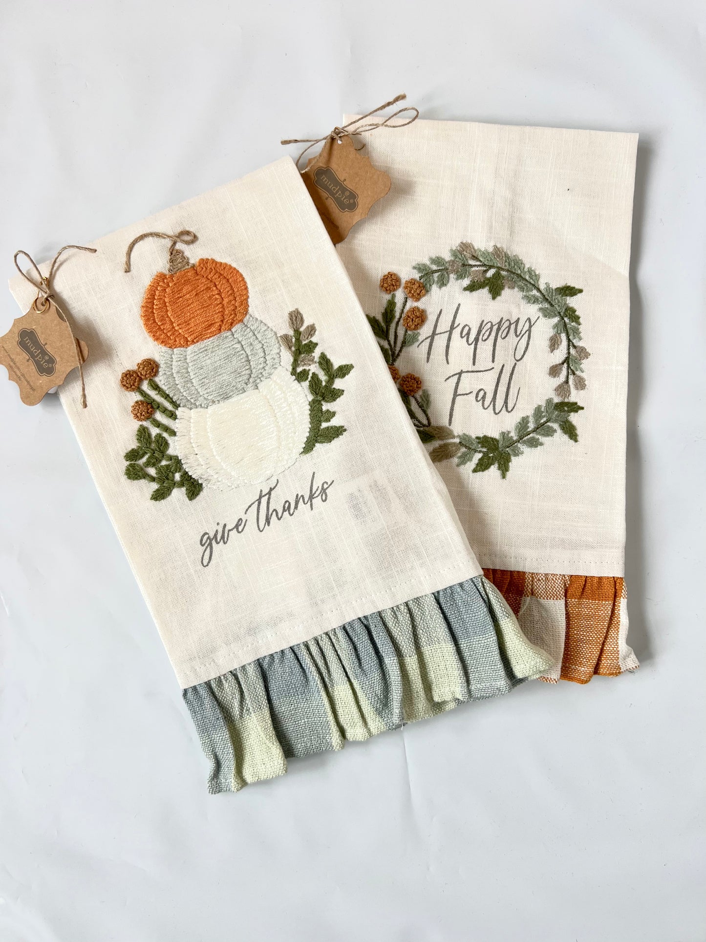 Stacked Pumpkin Towel