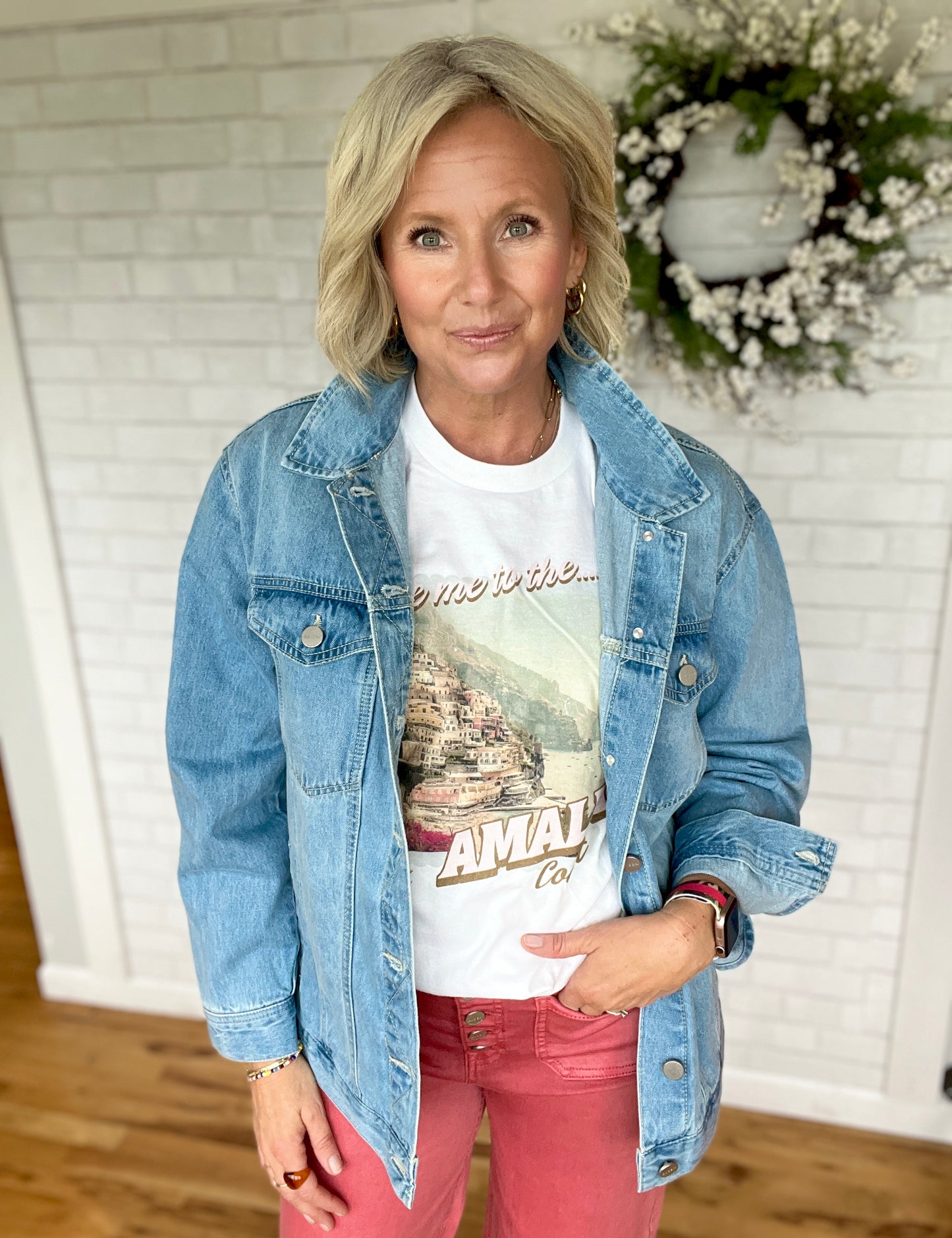 Amalfi Coast Graphic Tee