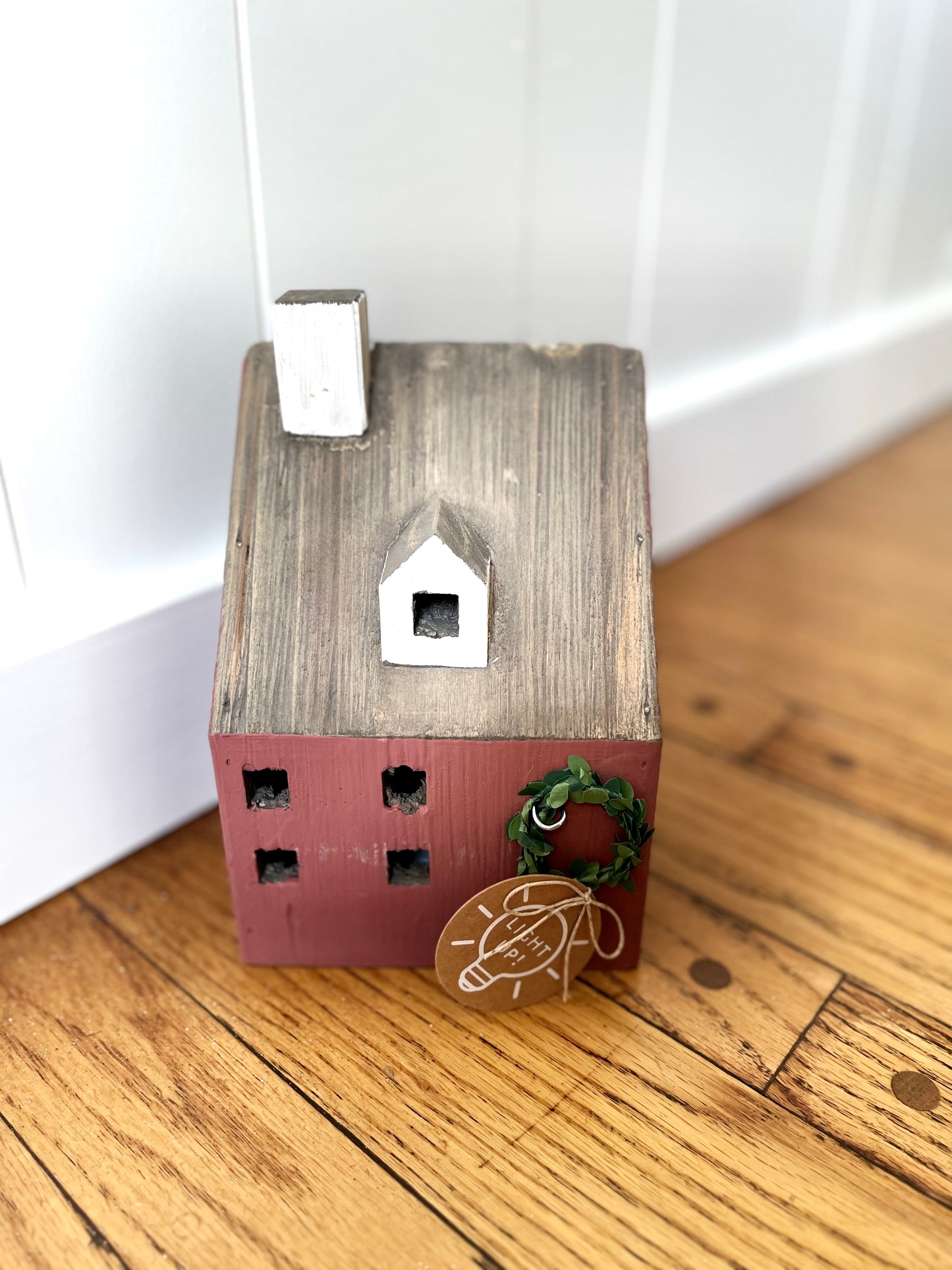 Single Red House