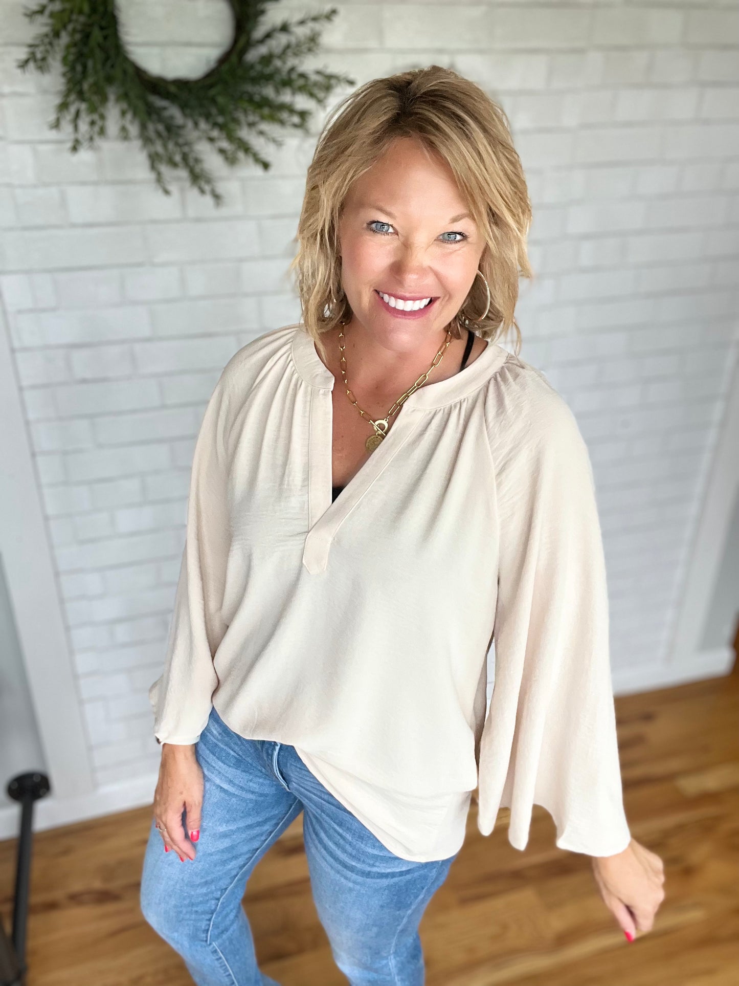 Taryn Crinkle Tunic
