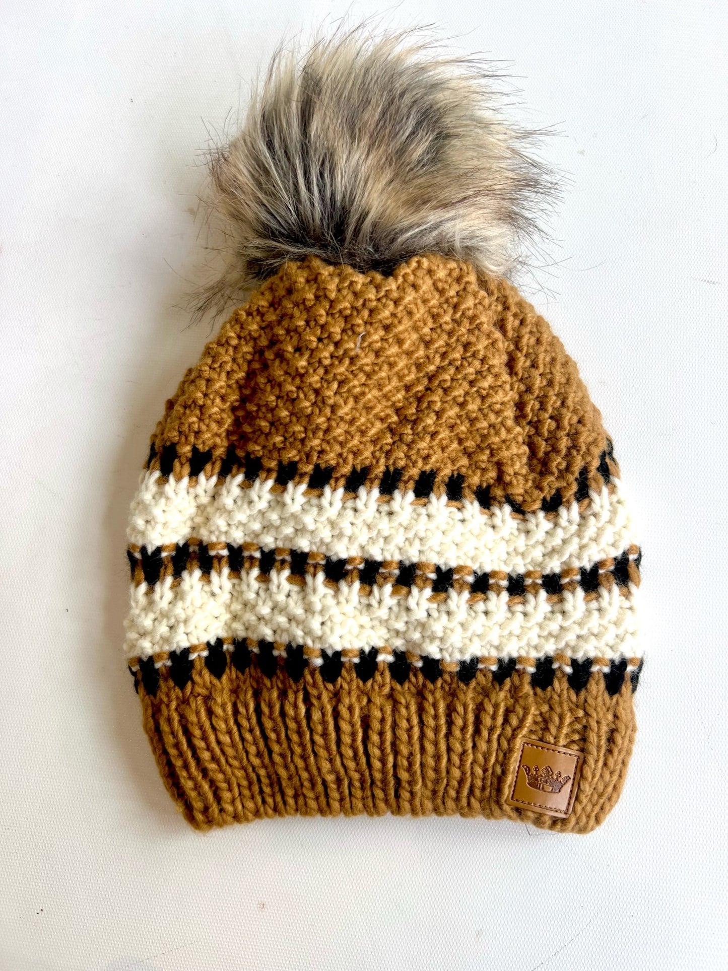 Black Stitch Hat