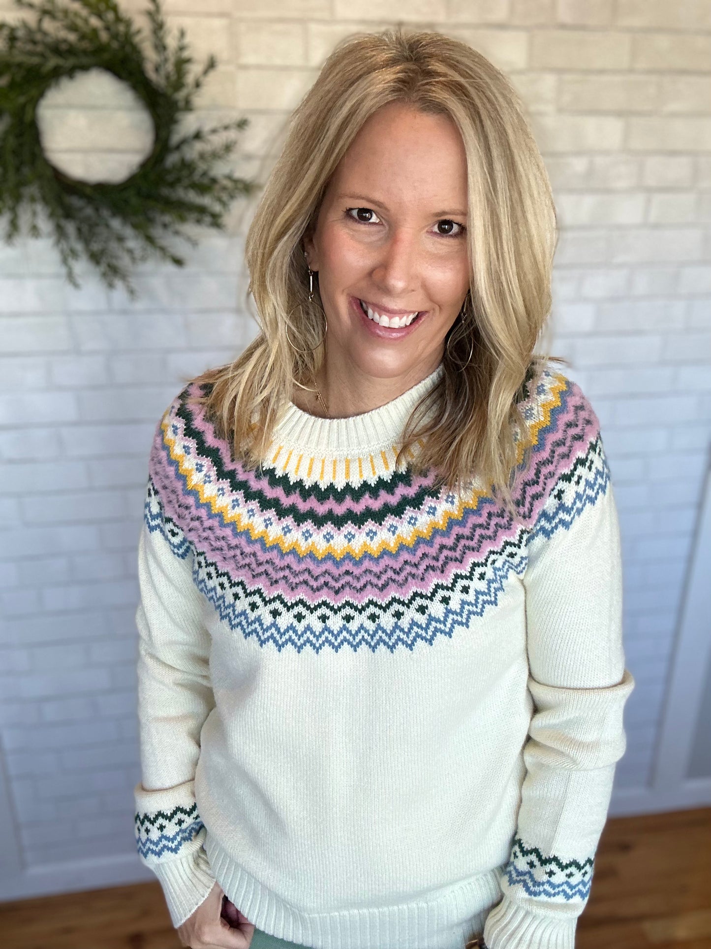 Finley Fair Isle - Ivory