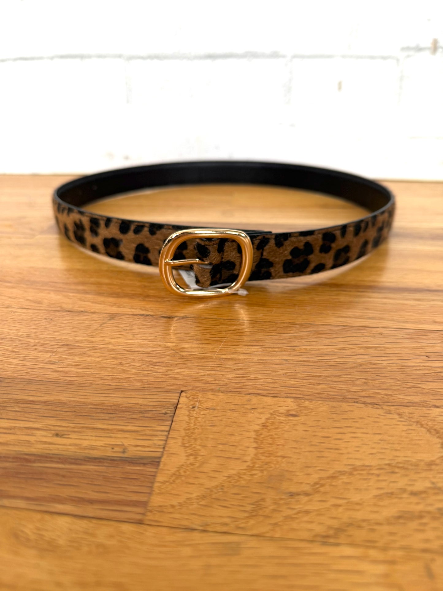 Leopard Print Belt