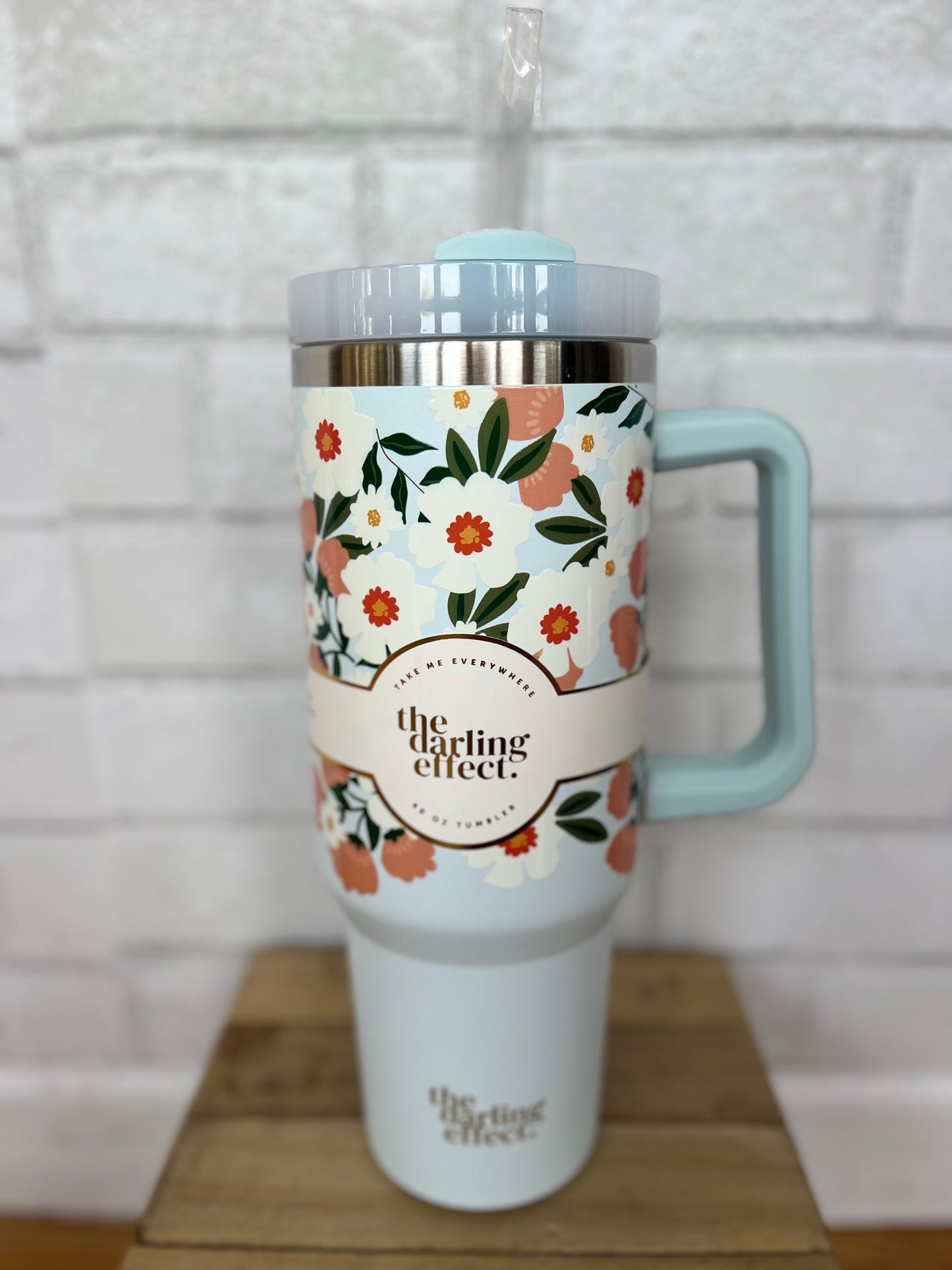 40 OZ Floral Tumbler