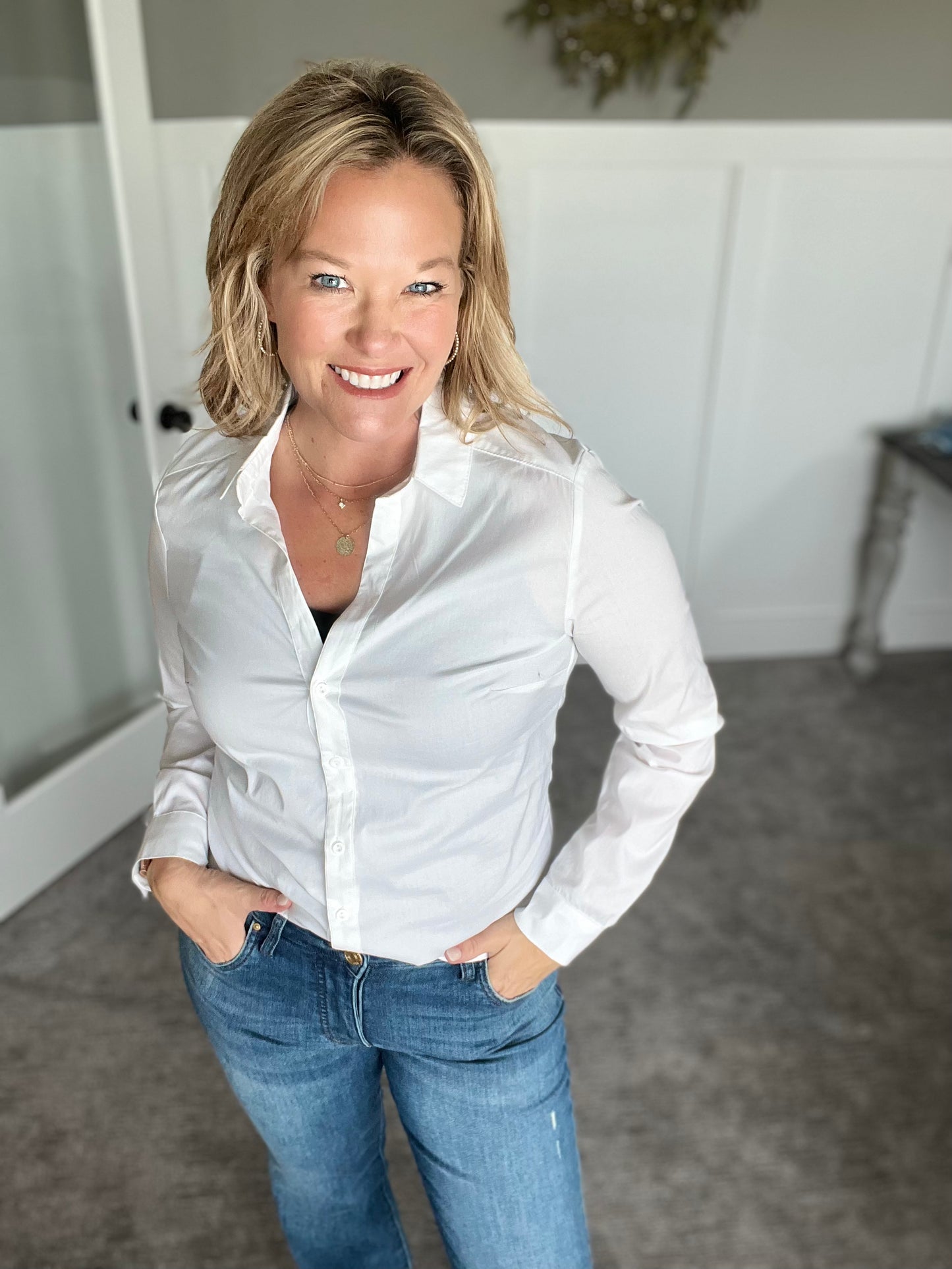 Classic White Button-Down
