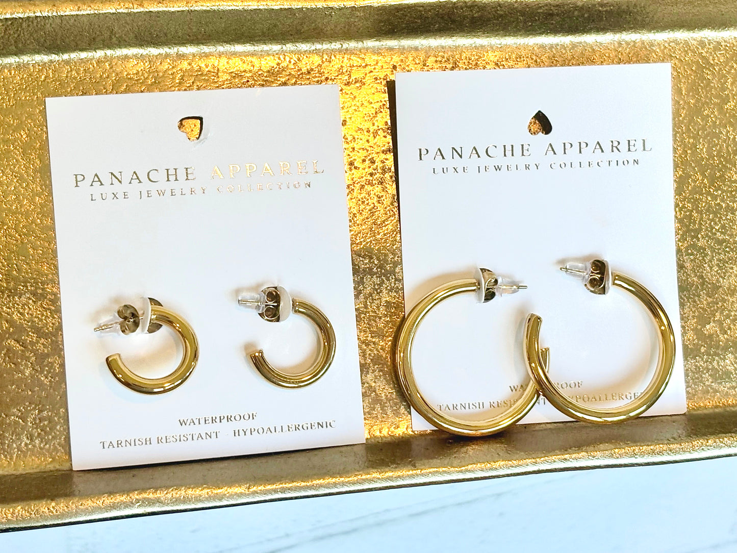 Luxe Gold Small Hoops