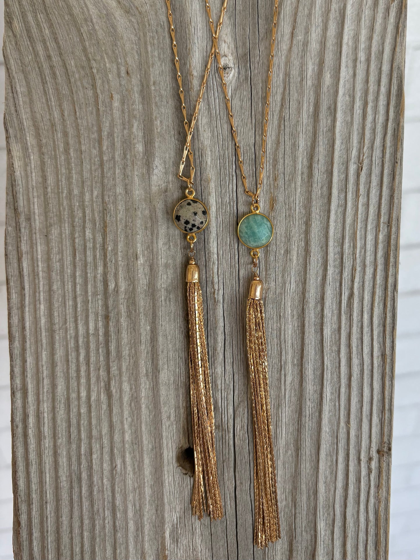 Aqua Pendant Necklace