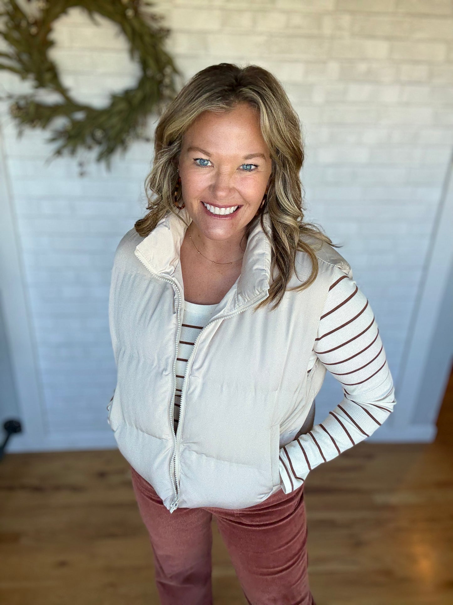 Issey Vest - Cream