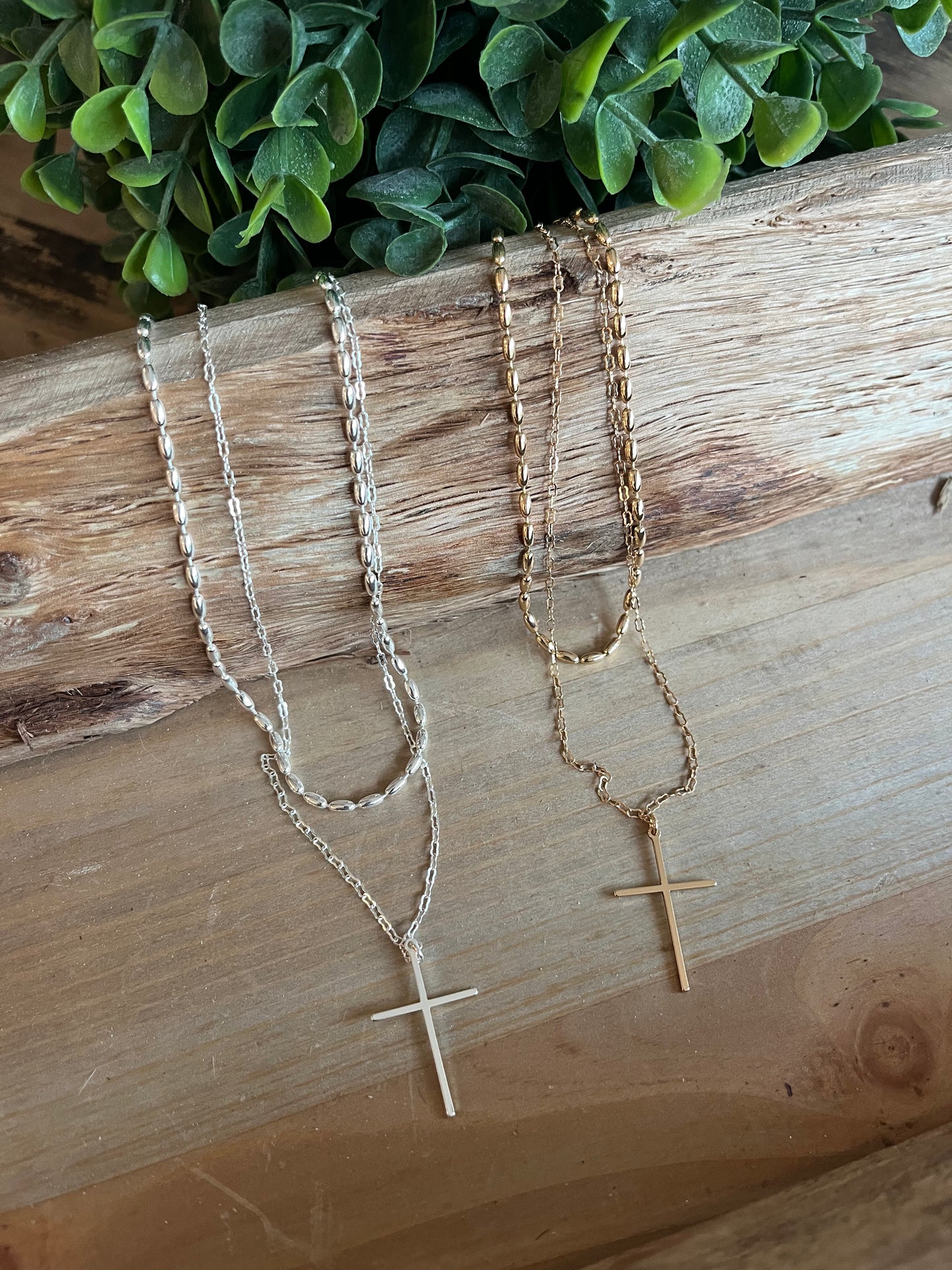Thin Cross Necklace