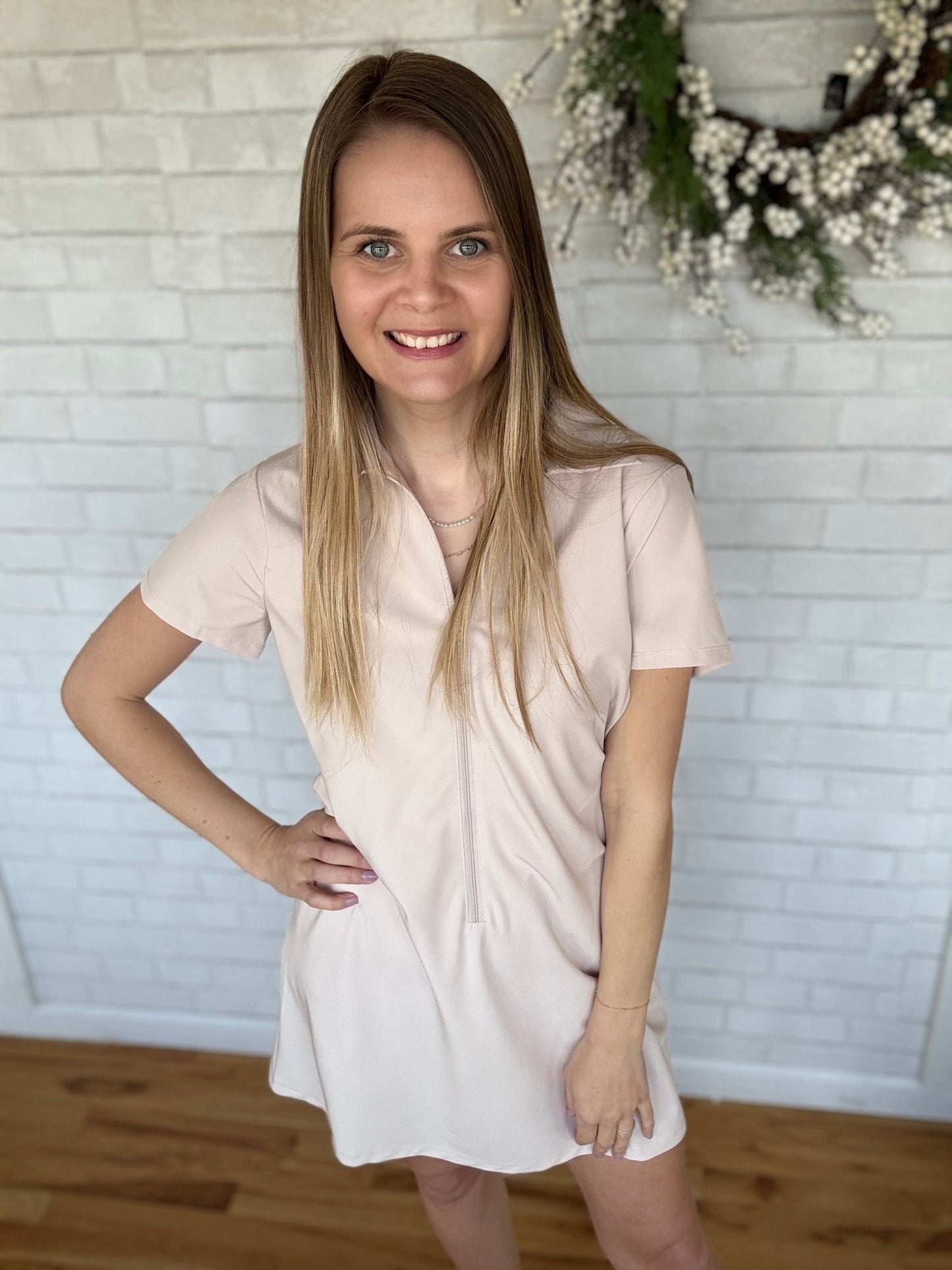 Delta Dress - Almond - A Bushel & A Peck