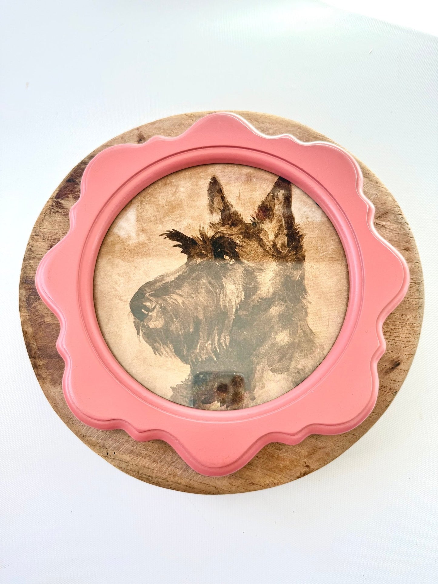 Framed Dog Image - A Bushel & A Peck