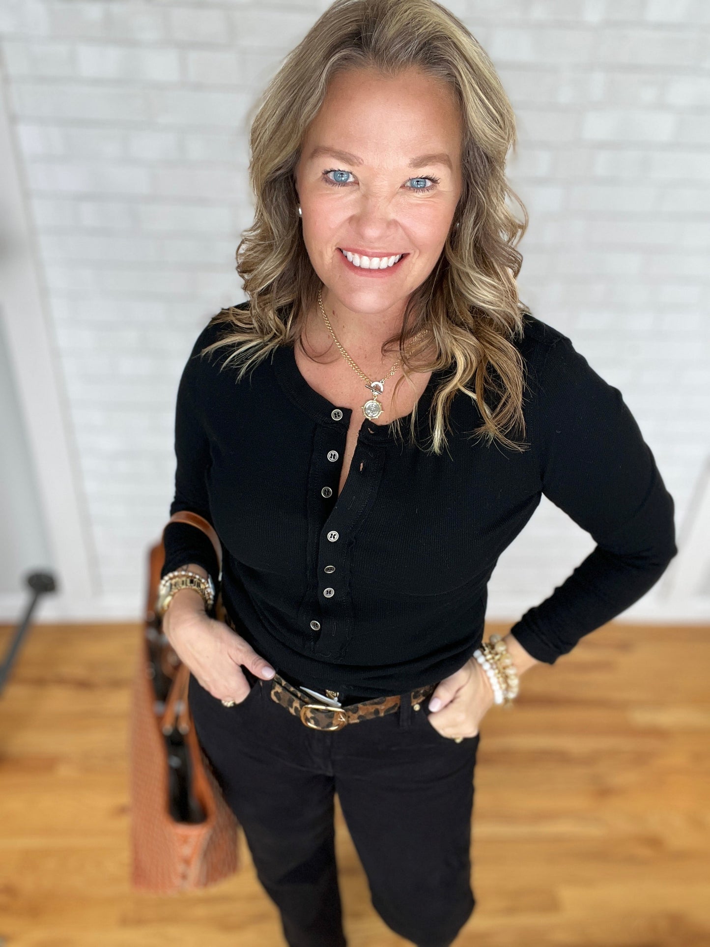 Hattie Top - Black - A Bushel & A Peck