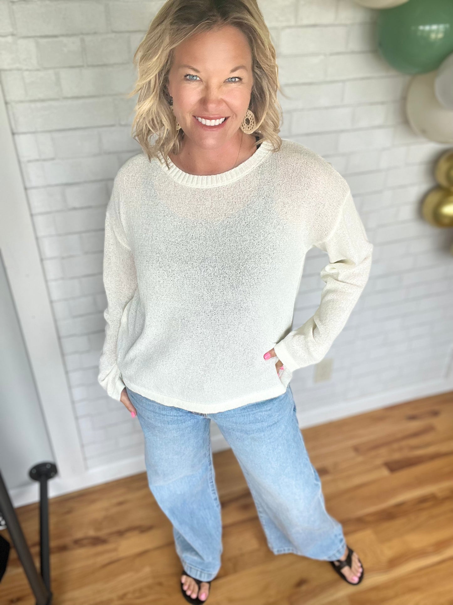 Simple Sweater - Cream