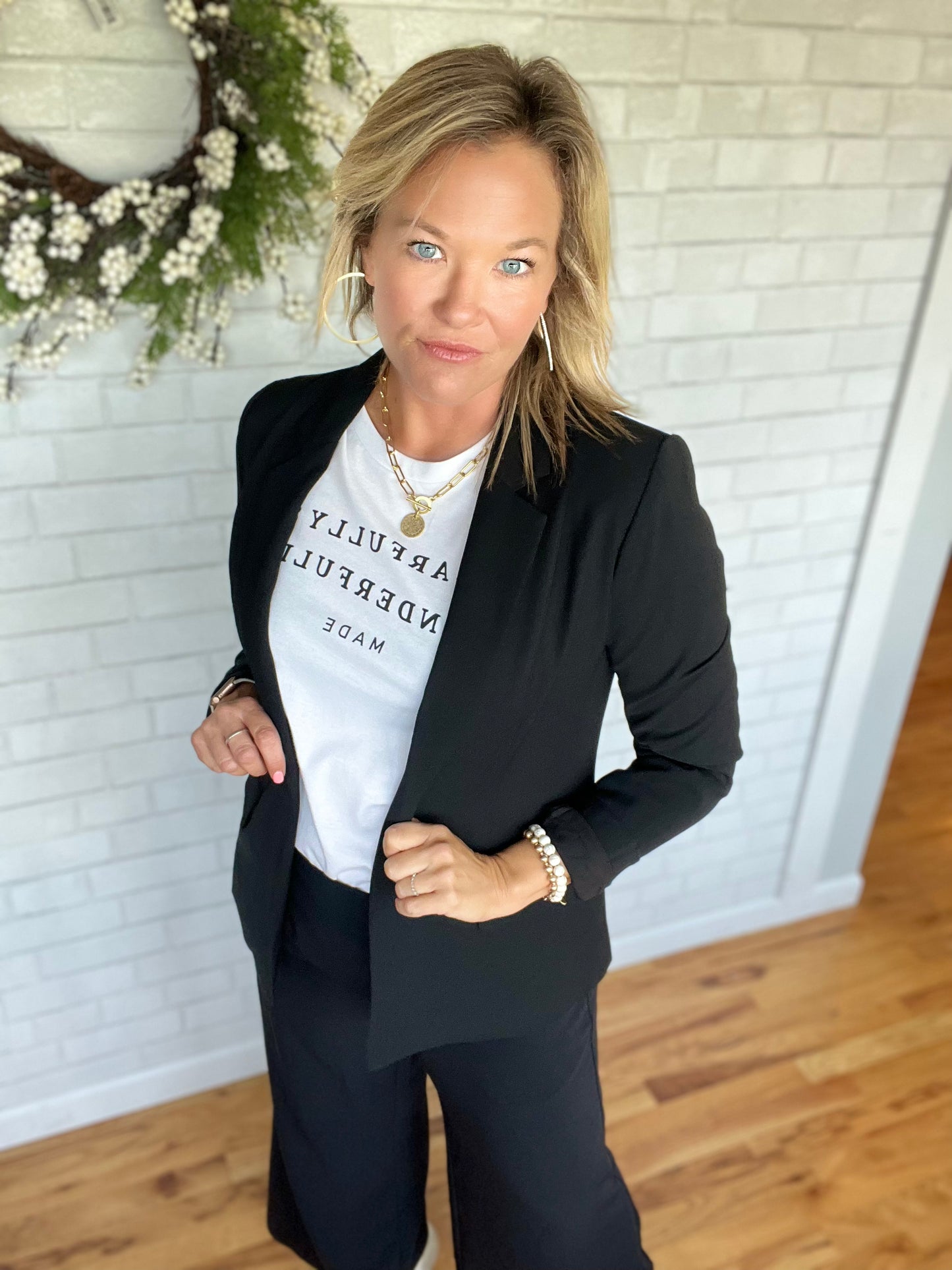 Nan Notched Lapel Blazer