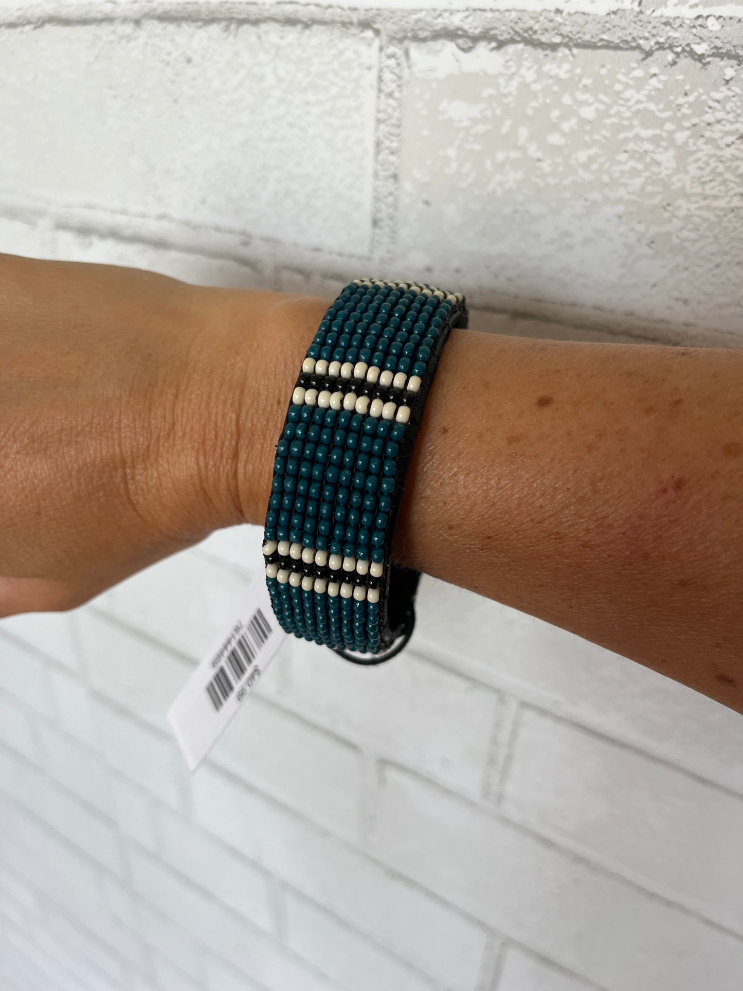 Stacey Stripe Beaded Bangle
