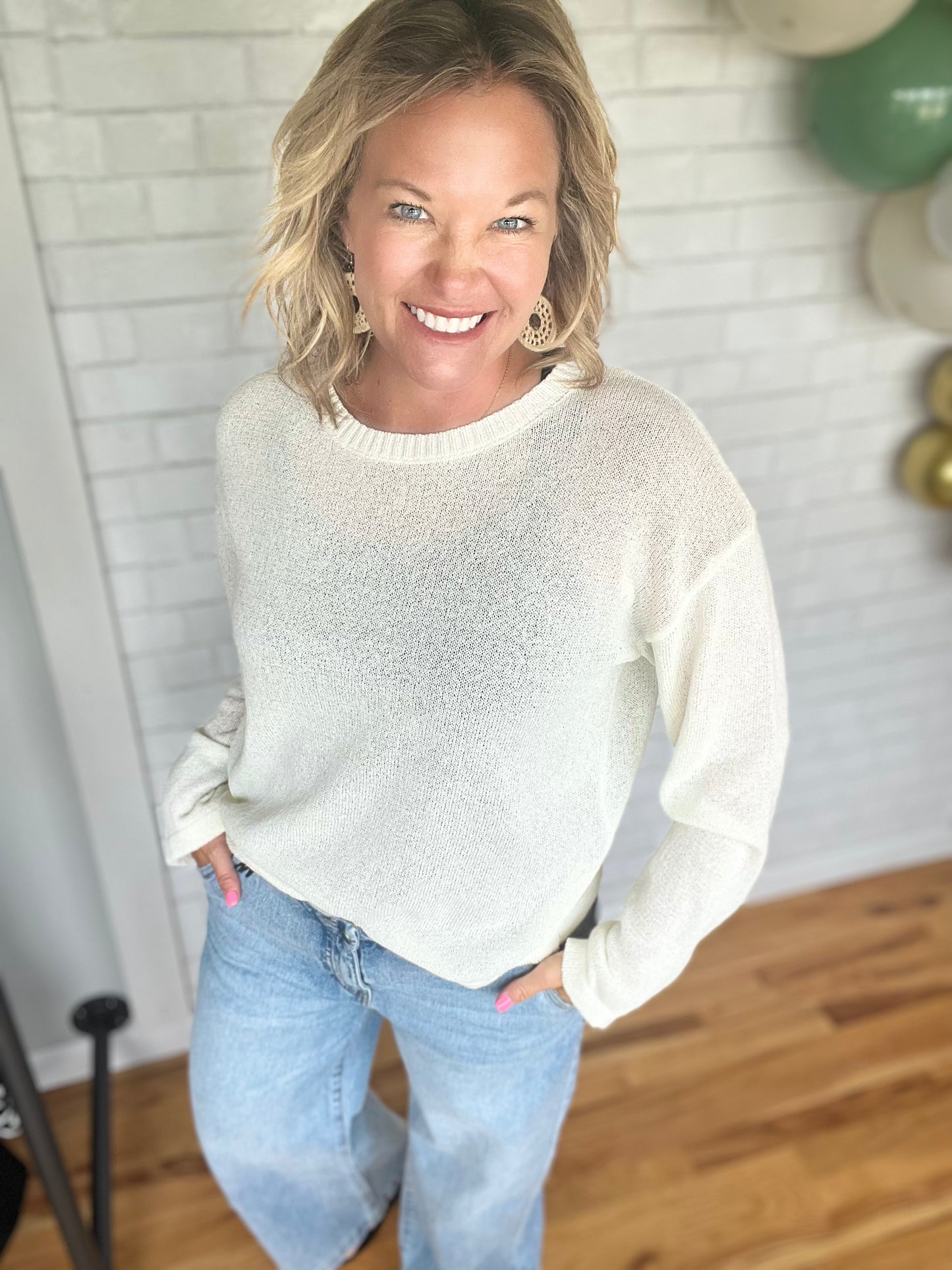 Simple Sweater - Cream