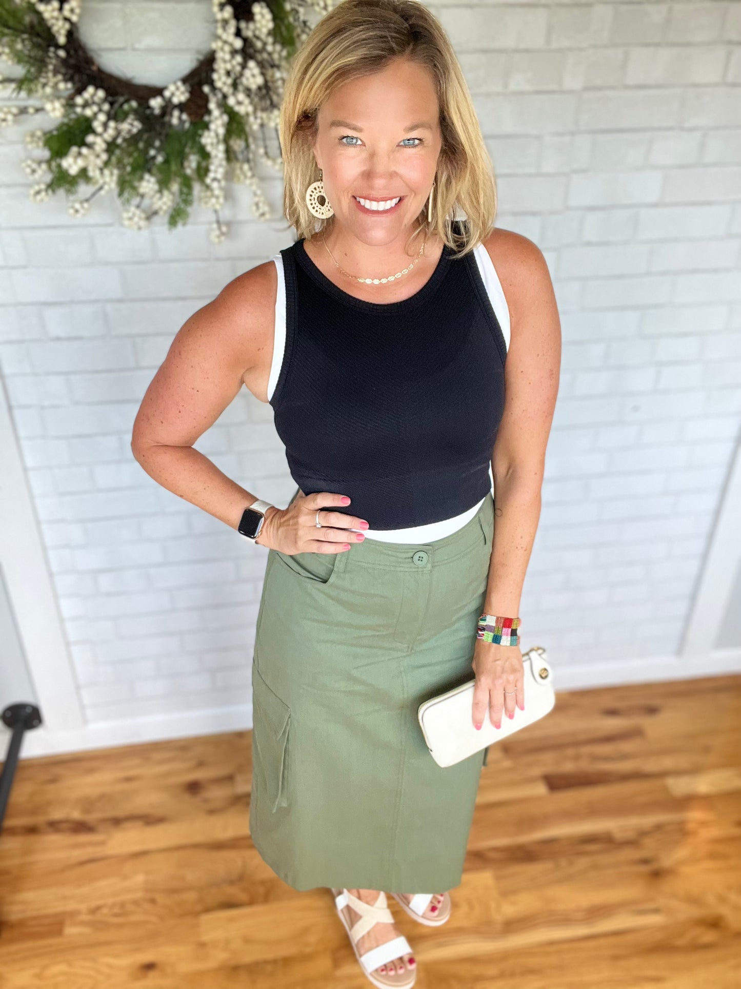 Cargo Midi Skirt