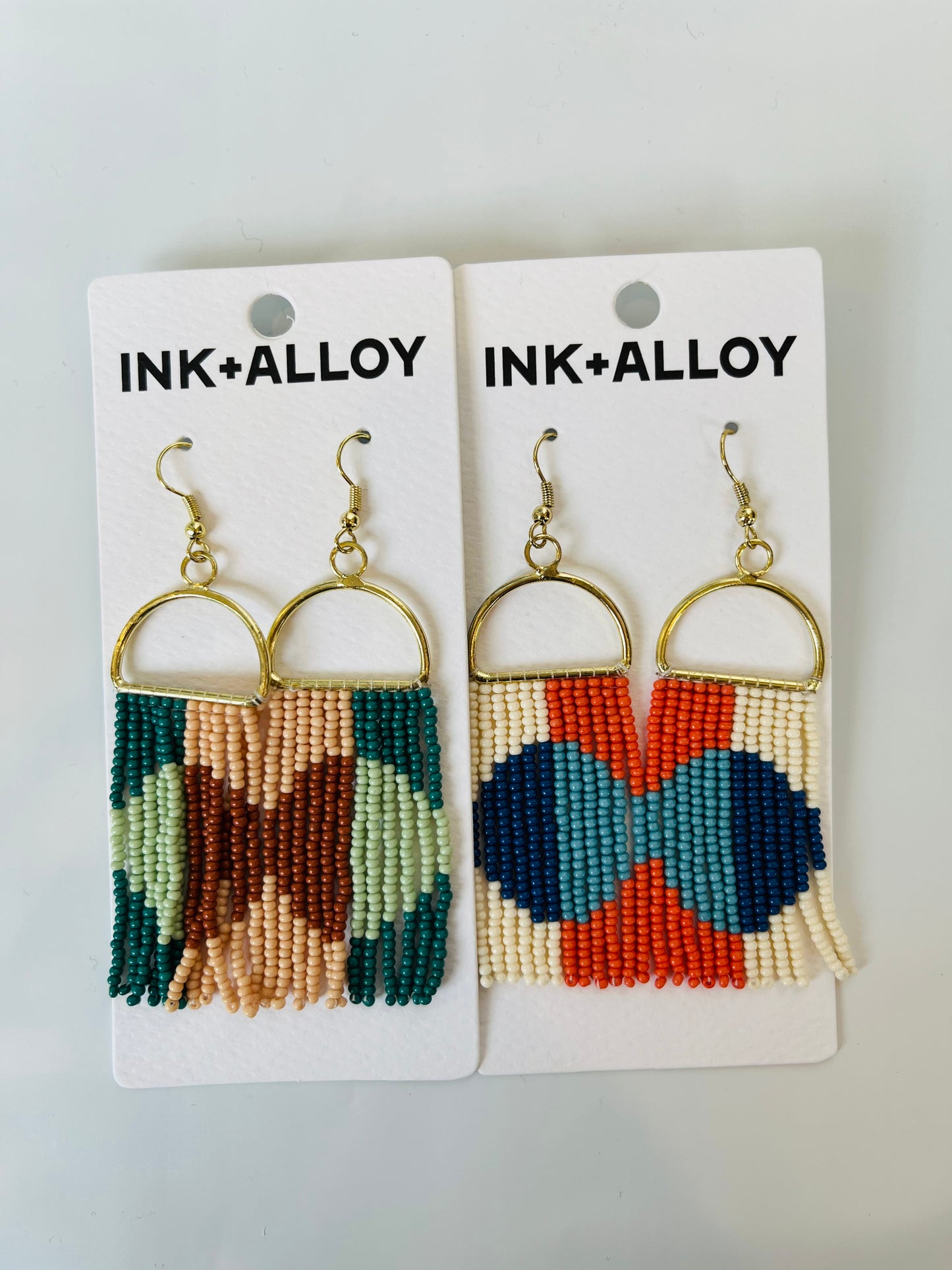 Allison Half Circle Fringe Earrings