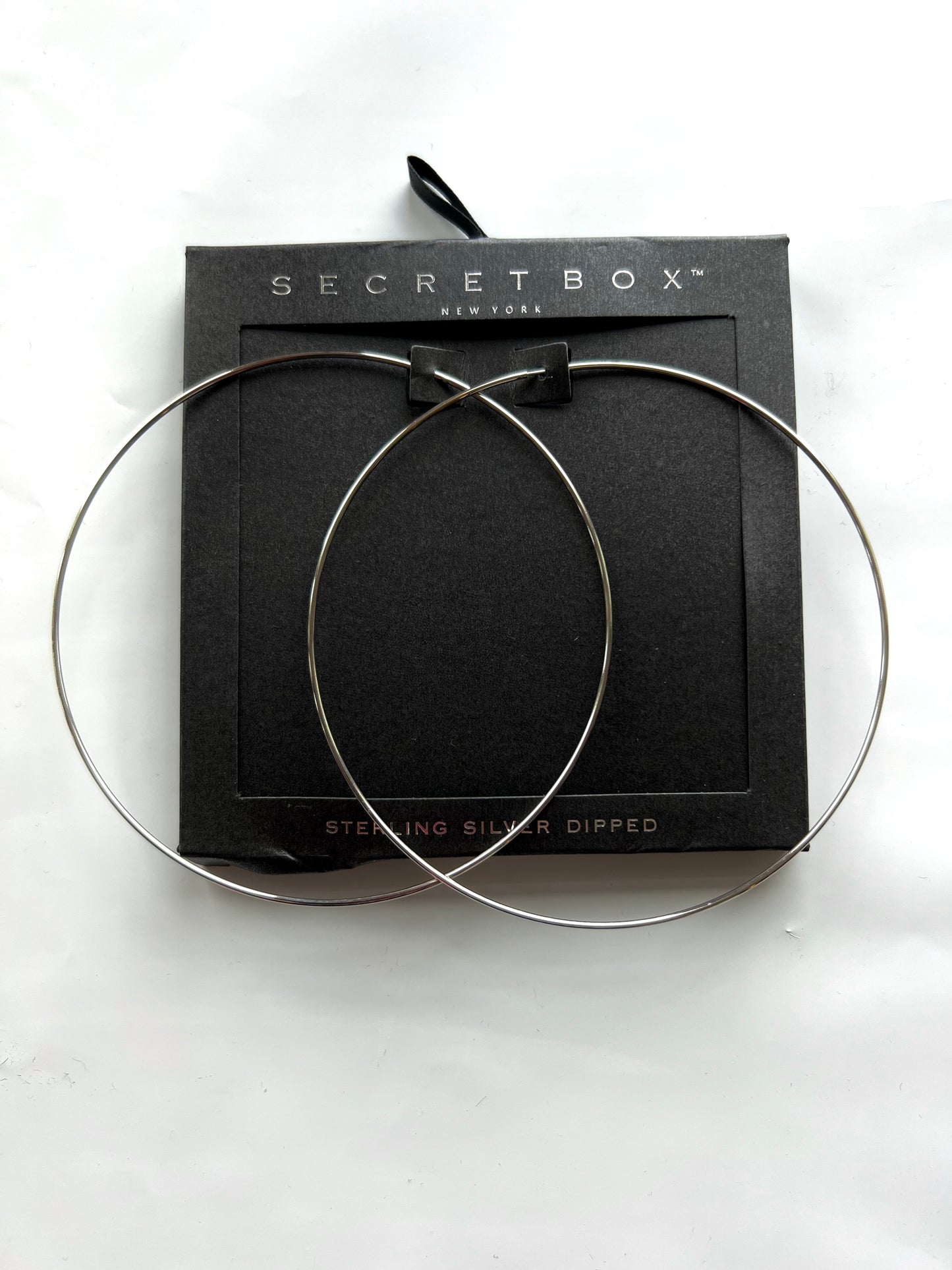 Wide Metal Hoop Earring