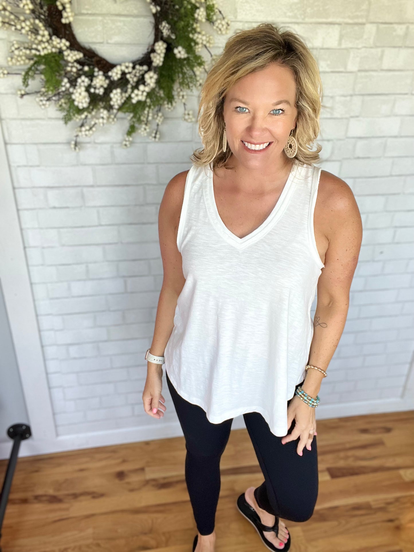 Manning Tank- White