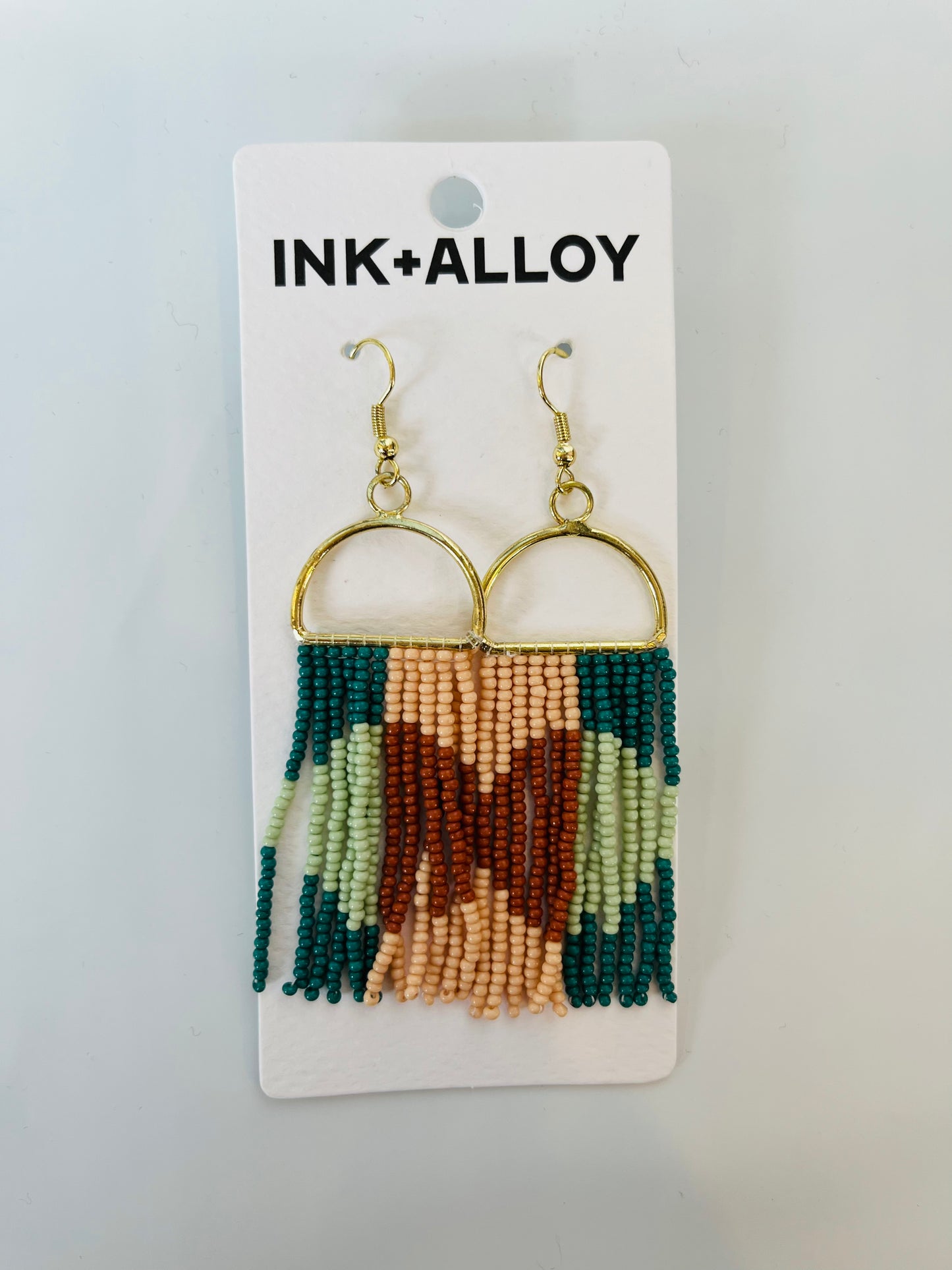 Allison Half Circle Fringe Earrings