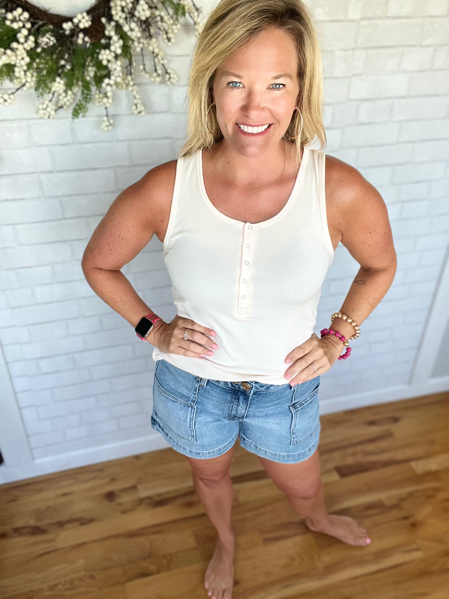 Kristen Tank - White