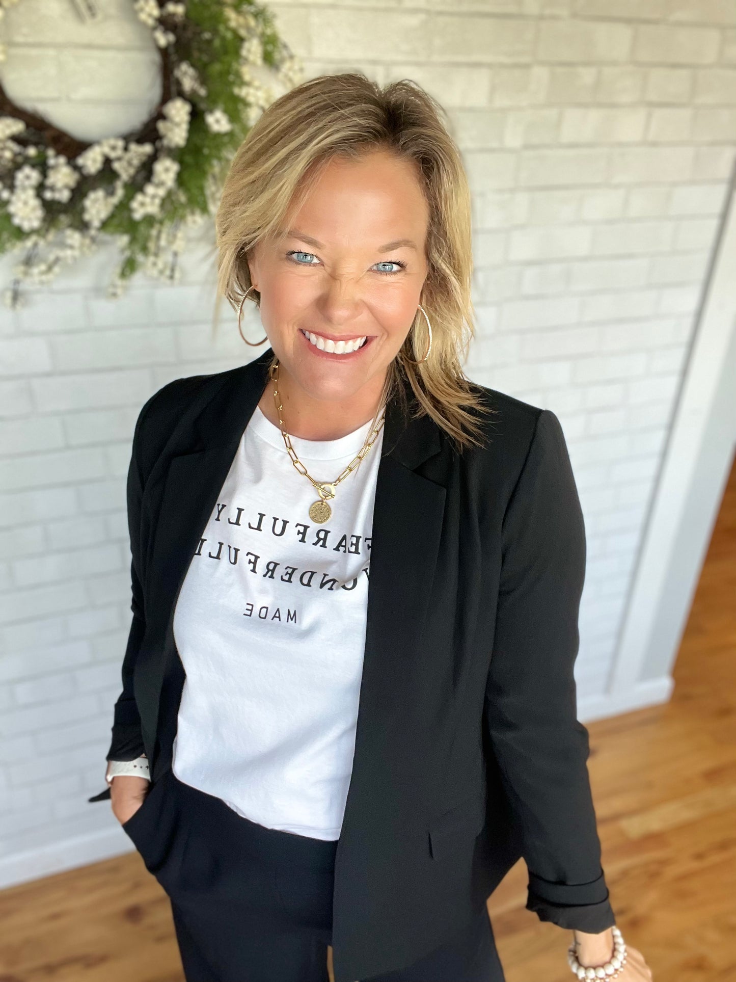 Nan Notched Lapel Blazer
