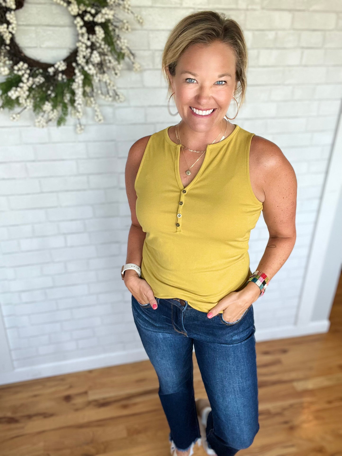 Taylor Tank - Mustard