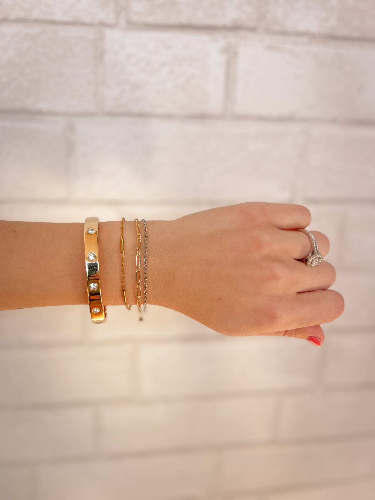 Gold Bangle Bracelet