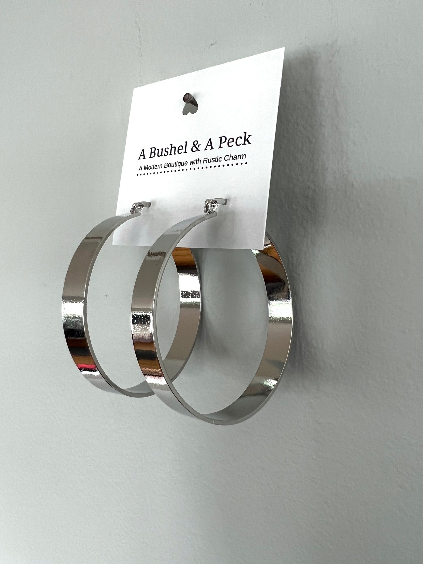 Flat Hoop Earrings
