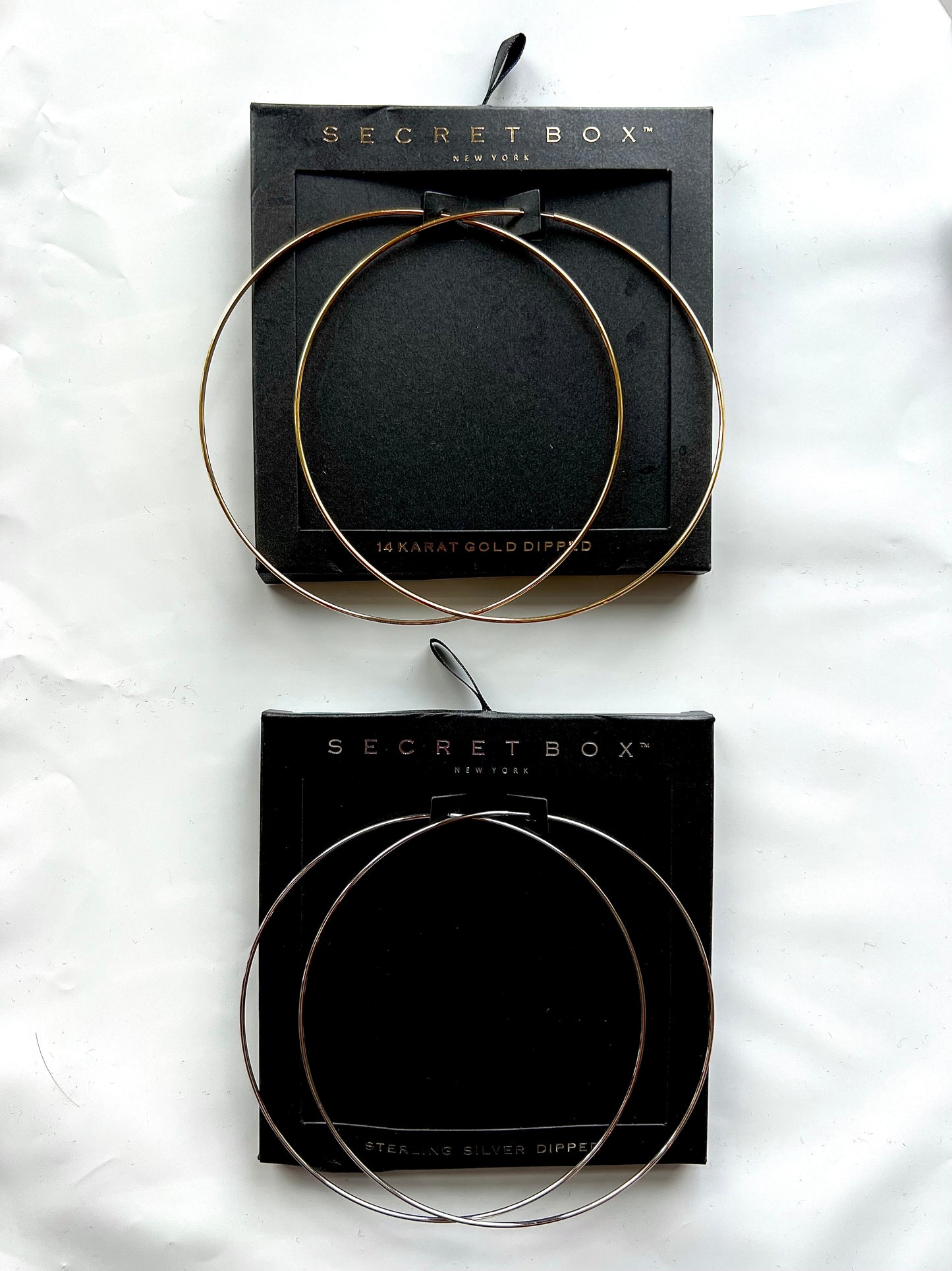 Wide Metal Hoop Earring