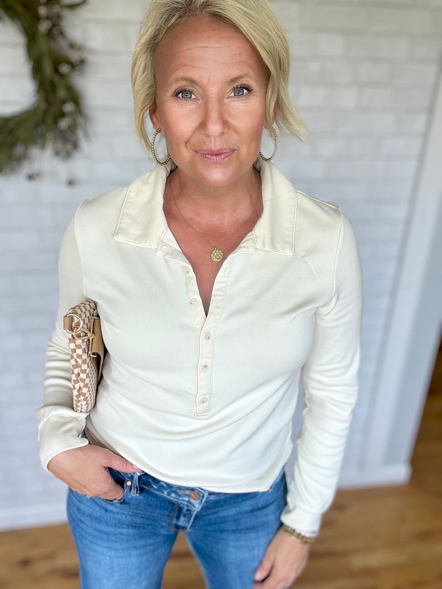 Lucy Top - Off White - A Bushel & A Peck