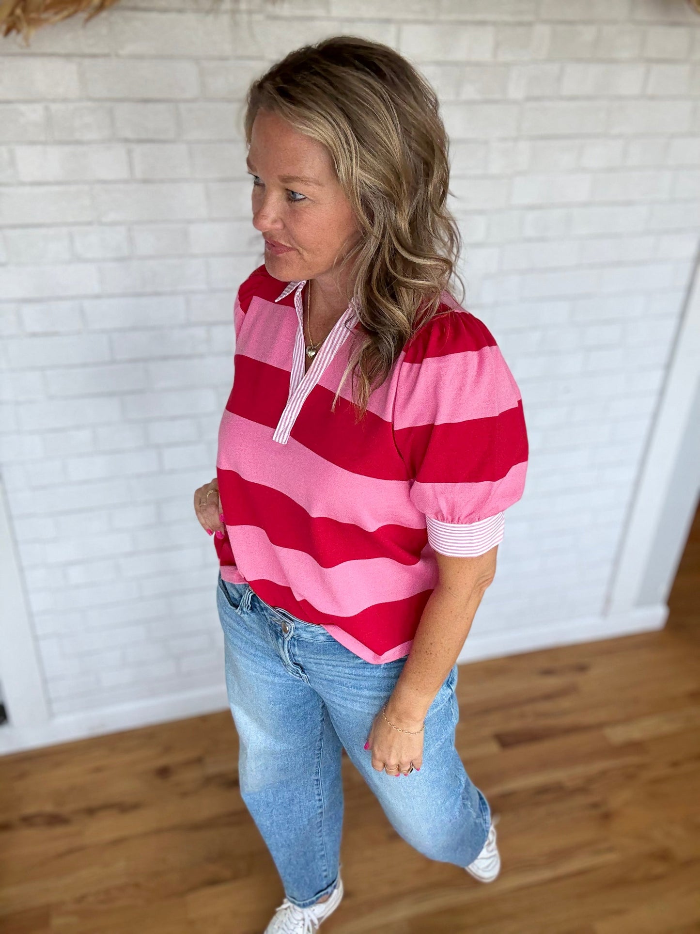 Ruby Striped Shirt - A Bushel & A Peck