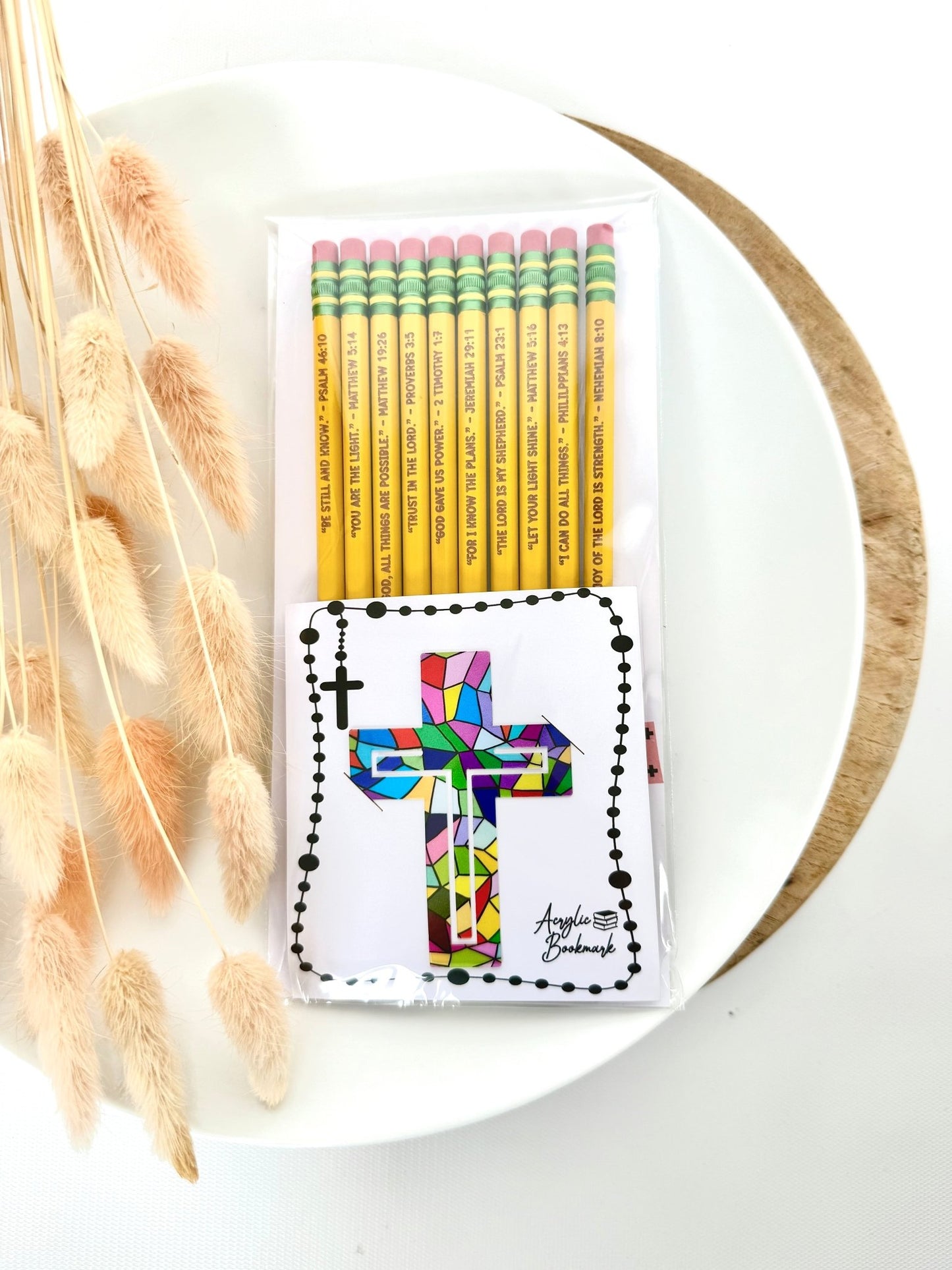 Scripture Pencils - A Bushel & A Peck