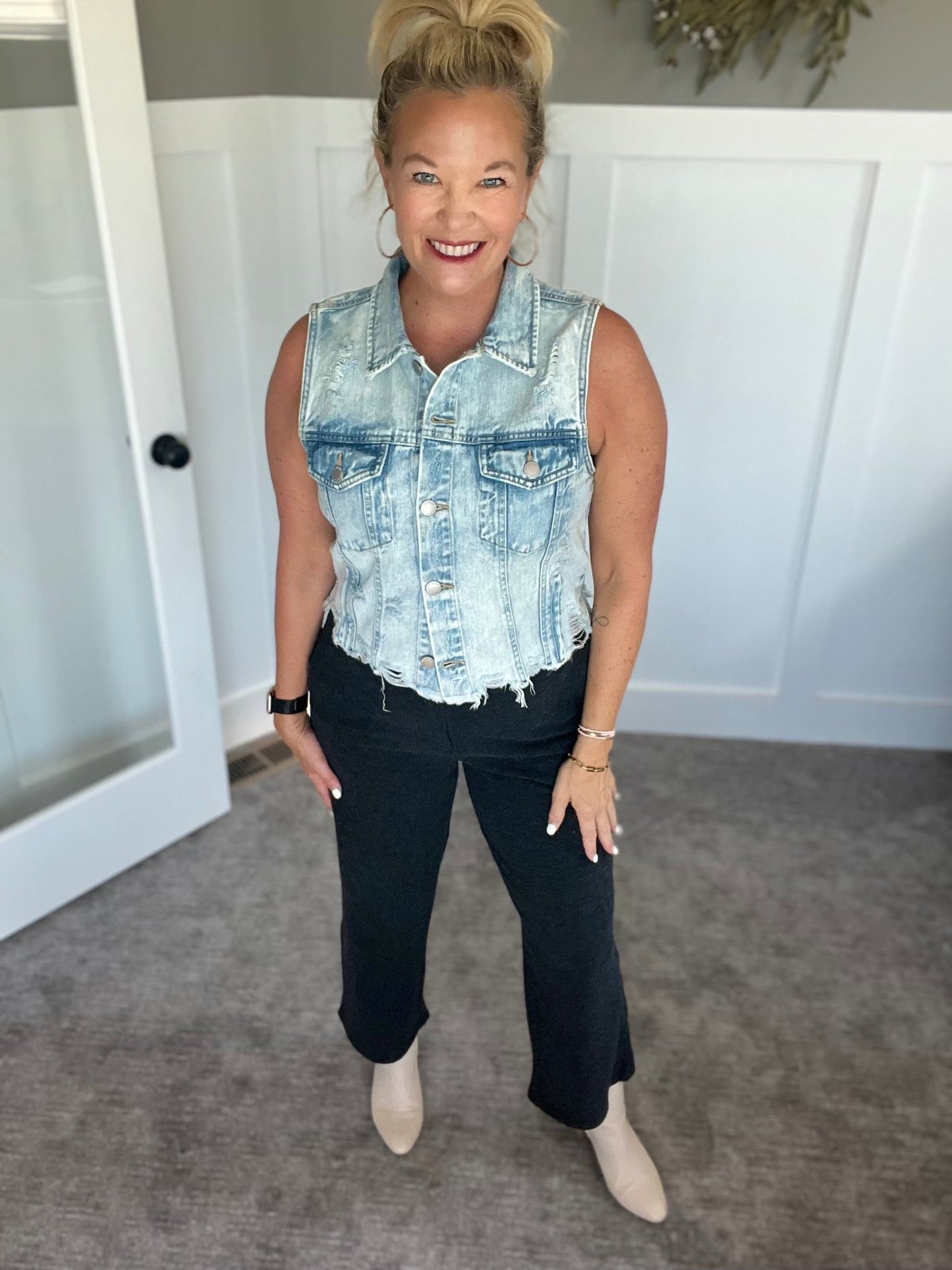 Sylvie Pant - Black Heather - A Bushel & A Peck